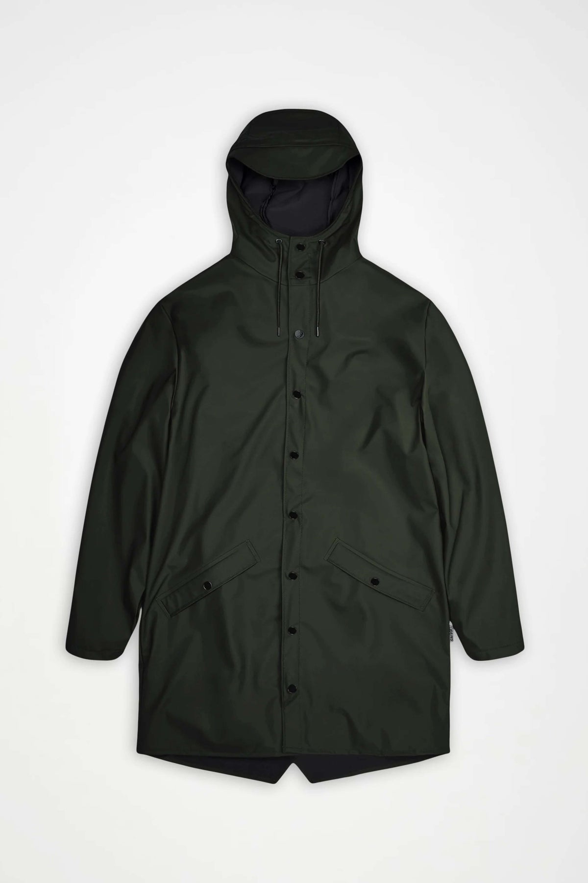 RAINS LONG JACKET W3 en color GRIS (7)