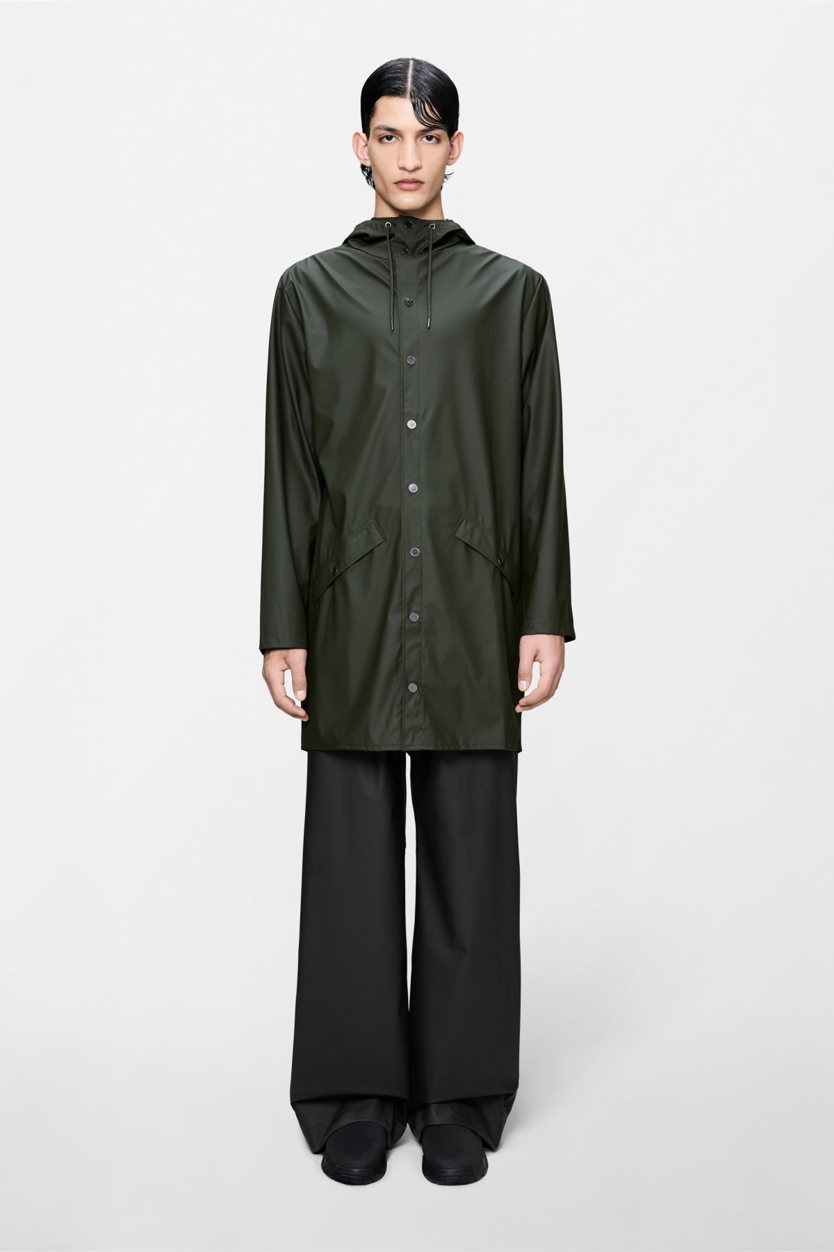 RAINS 12020R LONG JACKET W3 en color AZUL (1)