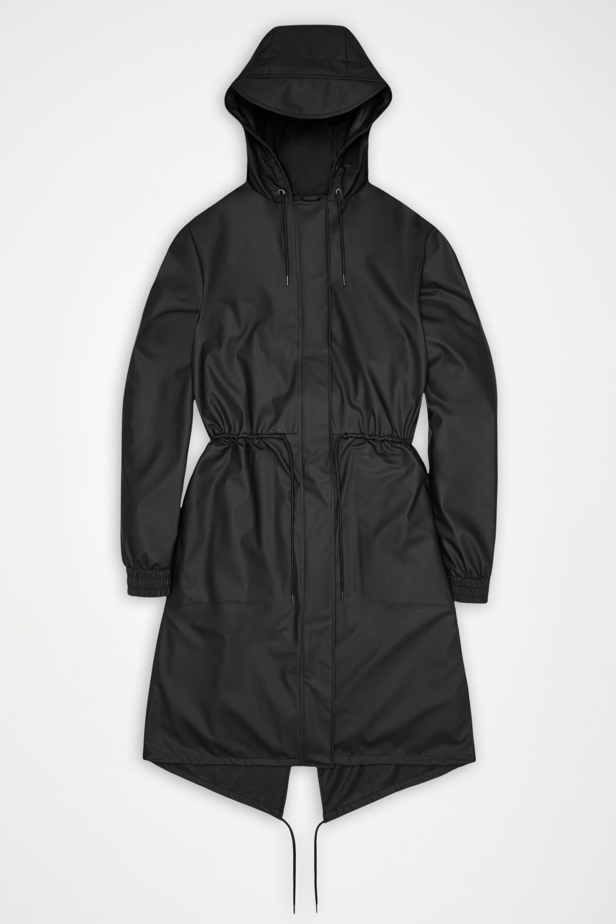RAINS 18550R STRING W PARKA W3 en color NEGRO (3)