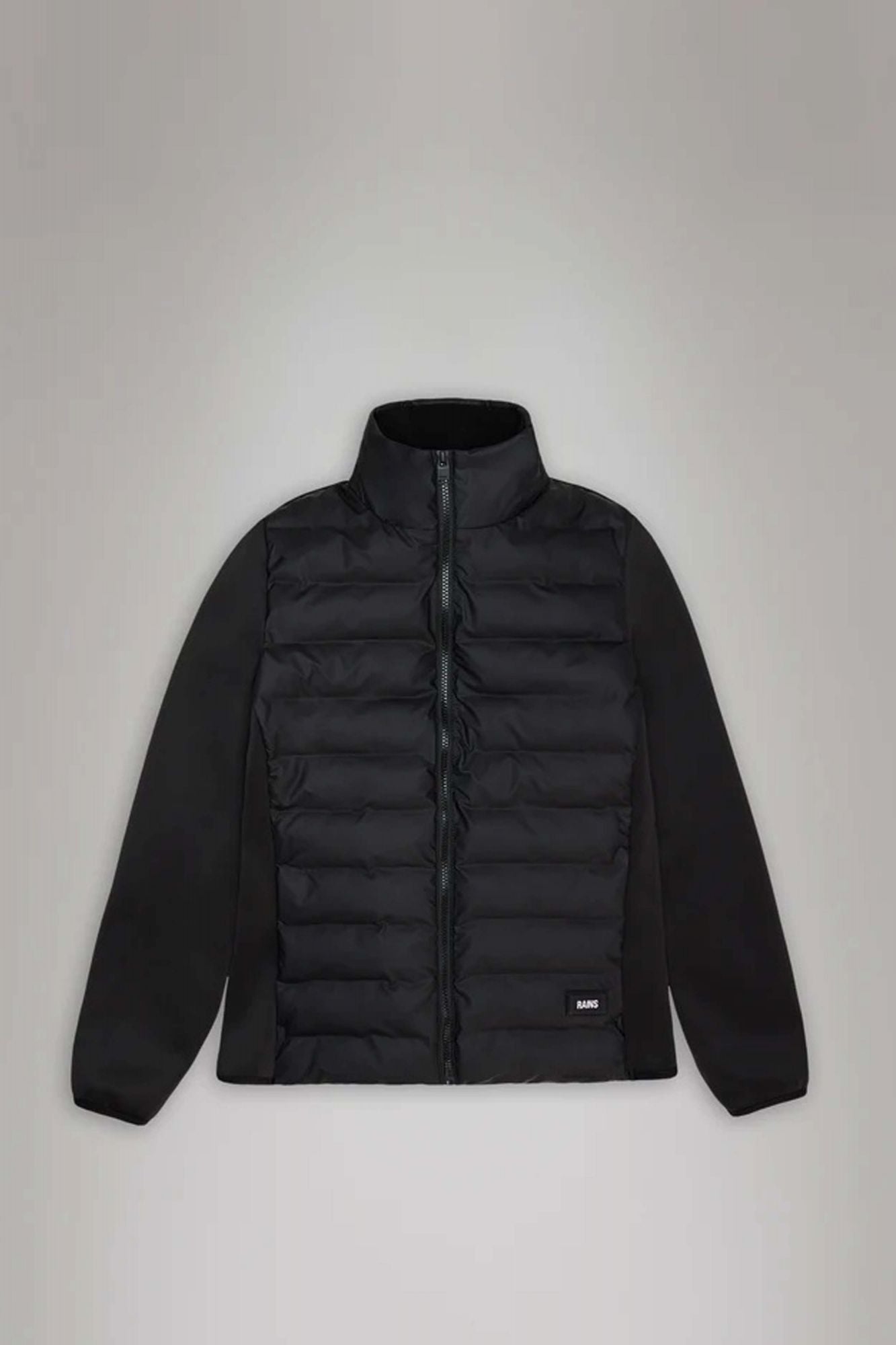 RAINS SAFI FLEECE HYBRID CURVE JAC en color NEGRO (2)