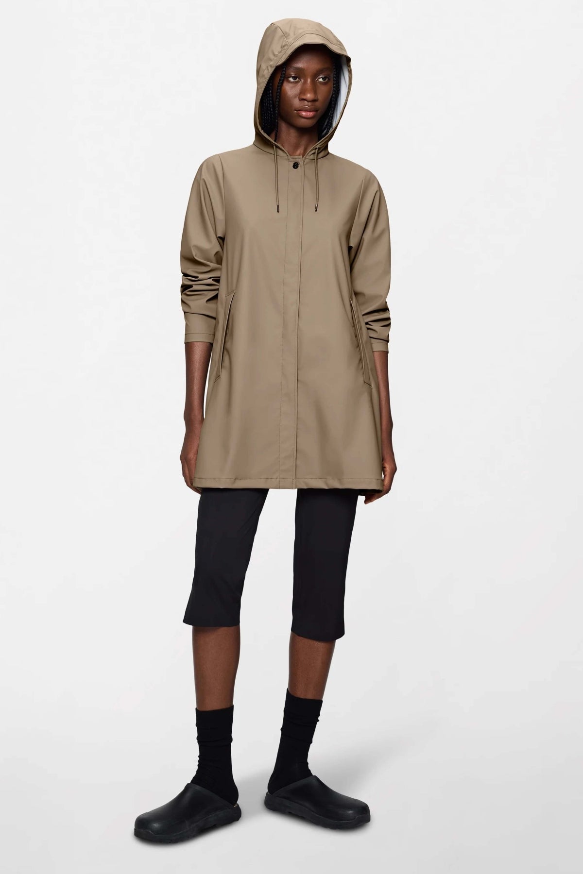RAINS LINE W JACKET W3 en color MARRON (3)
