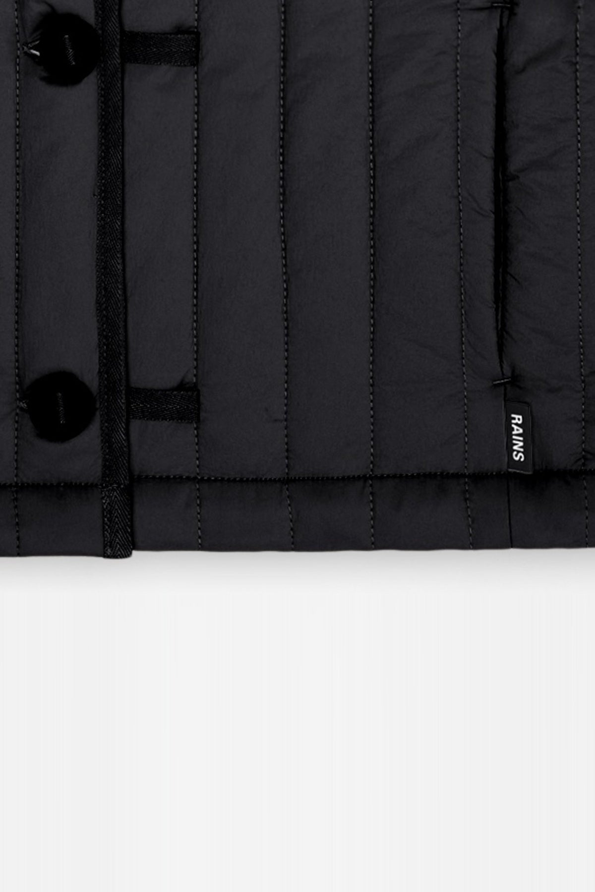 RAINS BANJA SHORT LINER VEST T1 en color NEGRO (3)