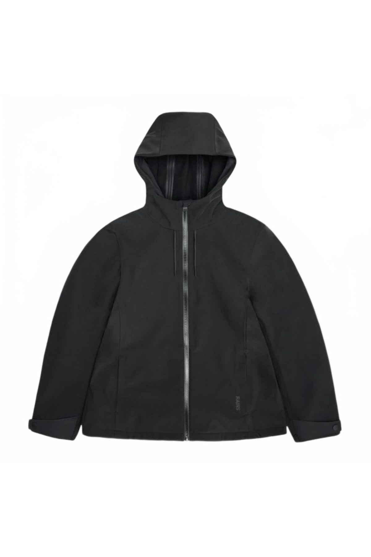 RAINS SUVA SOFTSHELL JACKET W3T1 en color NEGRO (3)