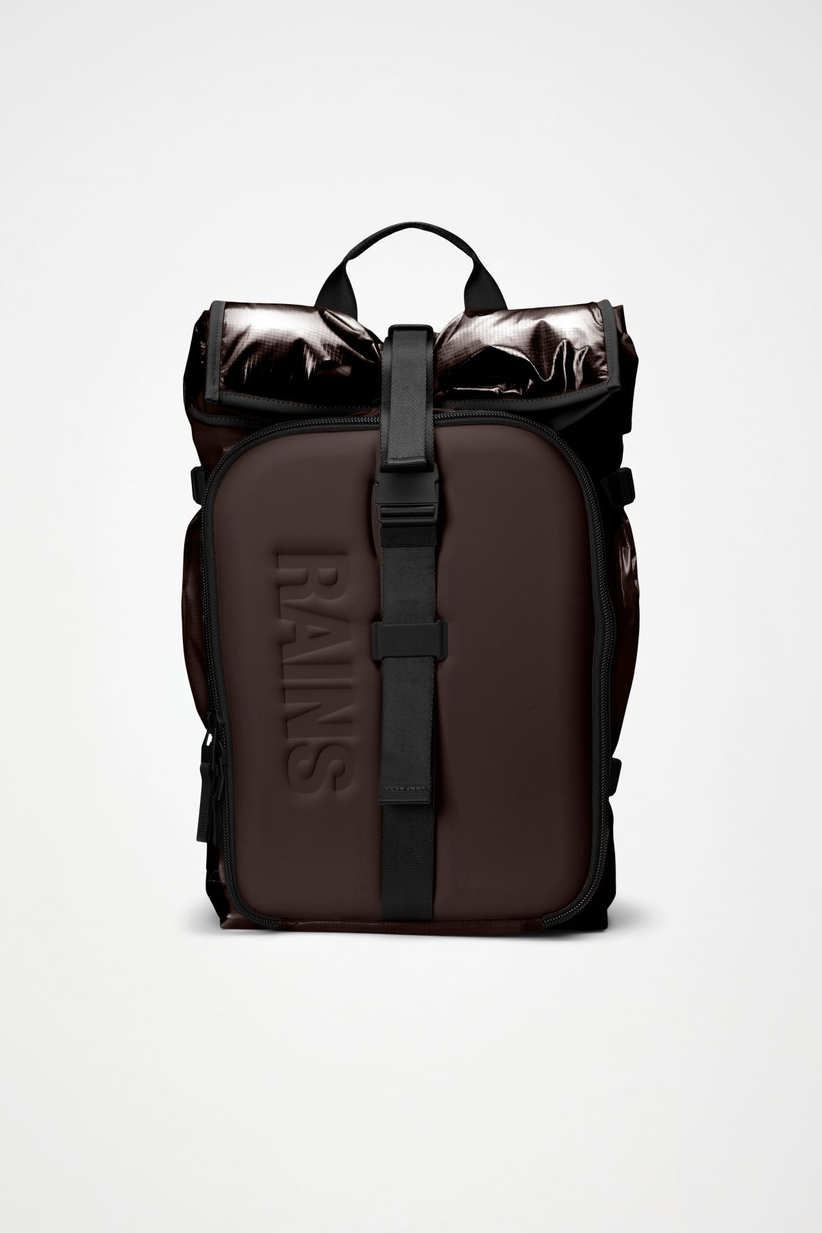 RAINS SIBU SHIELD BACKPACK W3 en color MARRON (1)