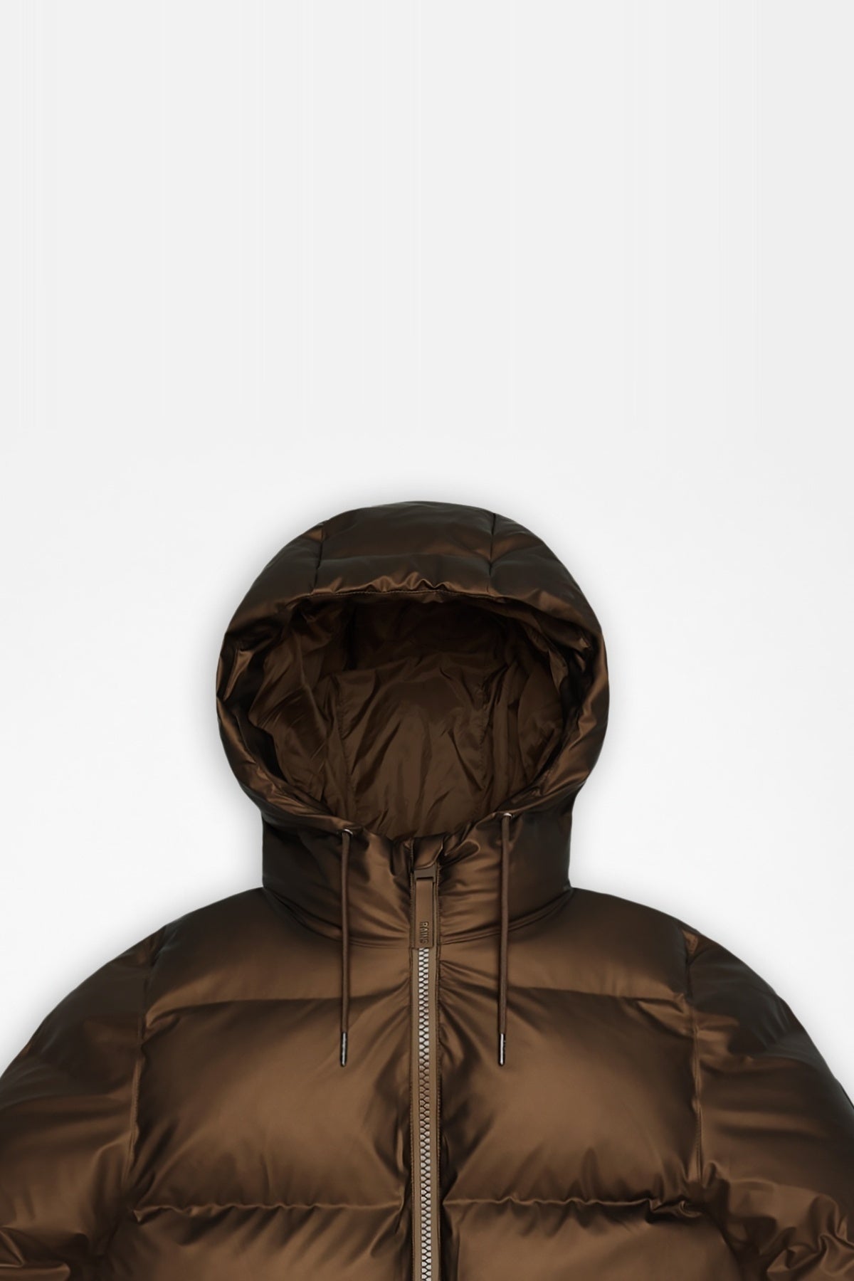 RAINS 16980R ALTA LINE PUFFER JACKET W3T3 en color BRONCE (3)