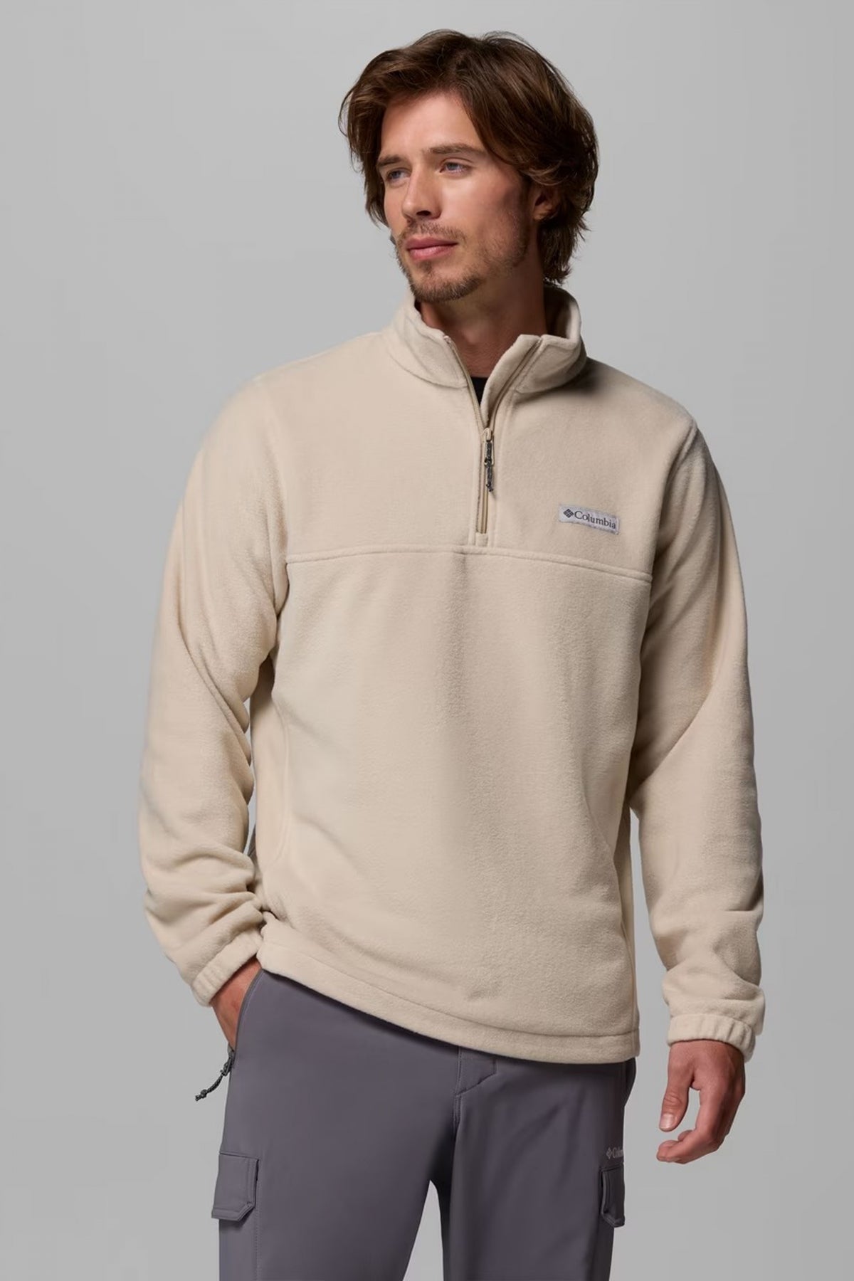 COLUMBIA STEENS MOUNTAIN HALF ZIP en color BEIS (1)