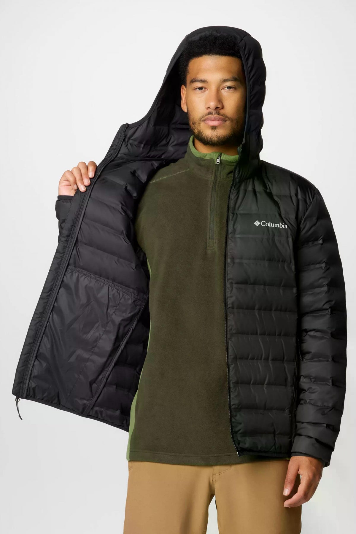 COLUMBIA LAKE 22 II DOWN HOODED JACKET en color NEGRO (3)