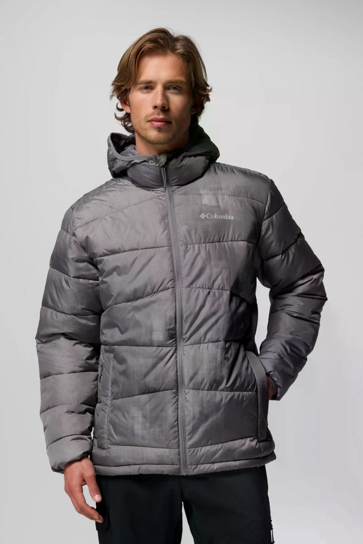 COLUMBIA FIVEMILE BUTTE II HOODED en color GRIS (1)