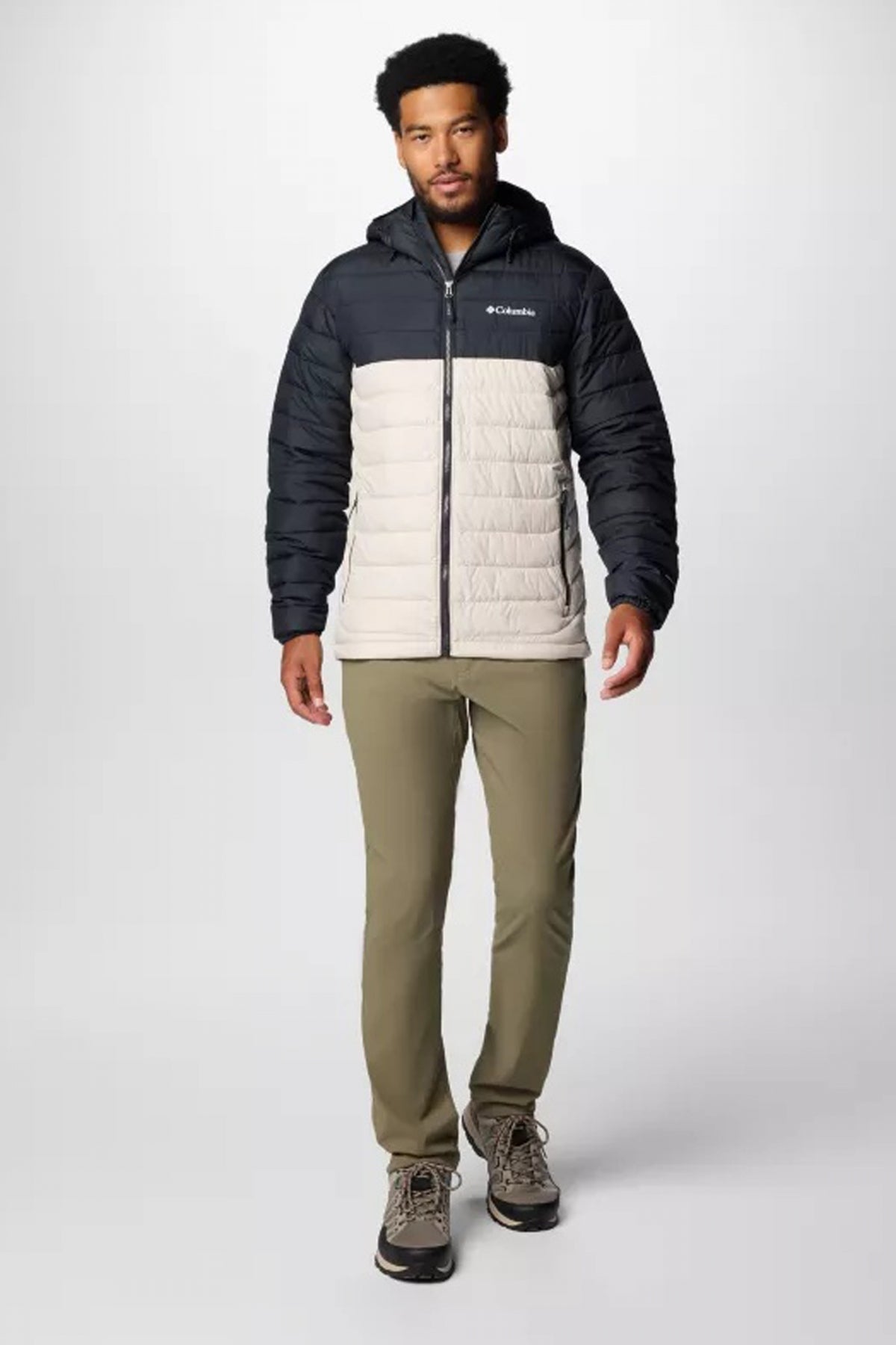 COLUMBIA POWDER LITE II HOODED JAC en color BEIS (4)