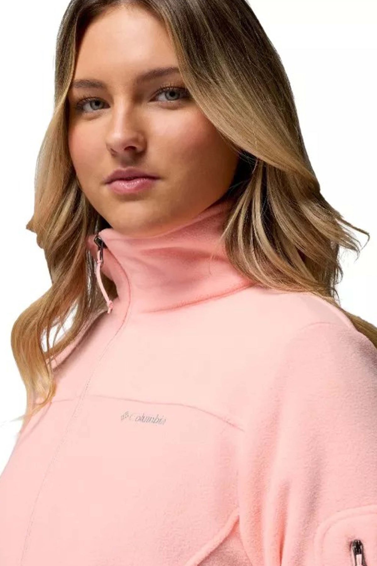 COLUMBIA FAST TREK II JACKET en color ROSA (3)