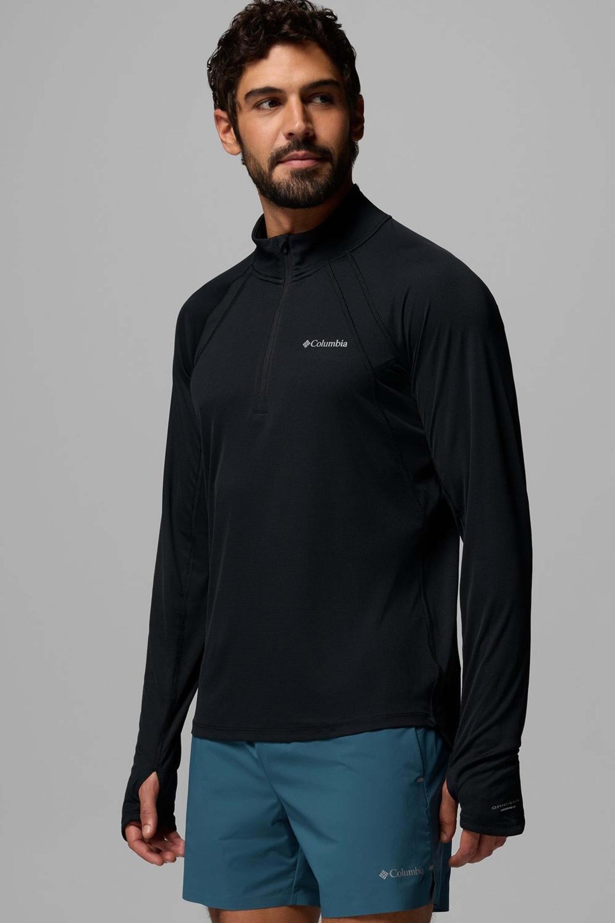 COLUMBIA STEALTH SPRING LS HZ TEE en color NEGRO (3)