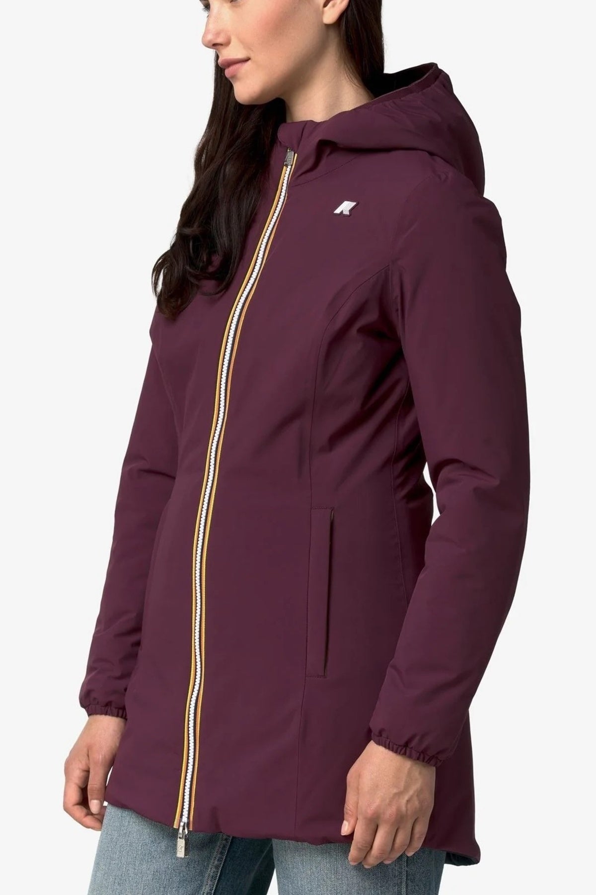 K-WAY DENISE ST WARM DOUBLE en color BURDEOS (2)