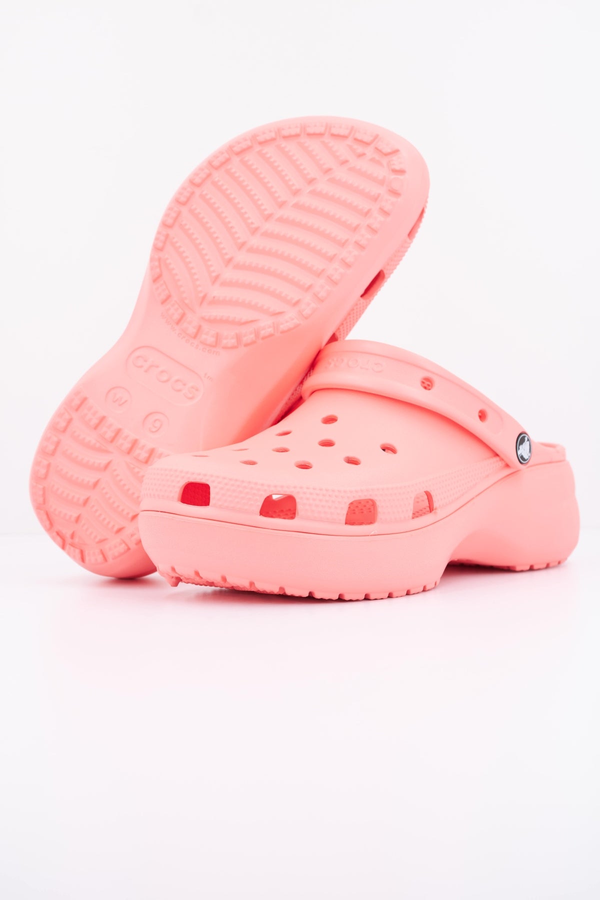 CROCS CLASSIC PLATFORM CLOG W en color ROSA (5)