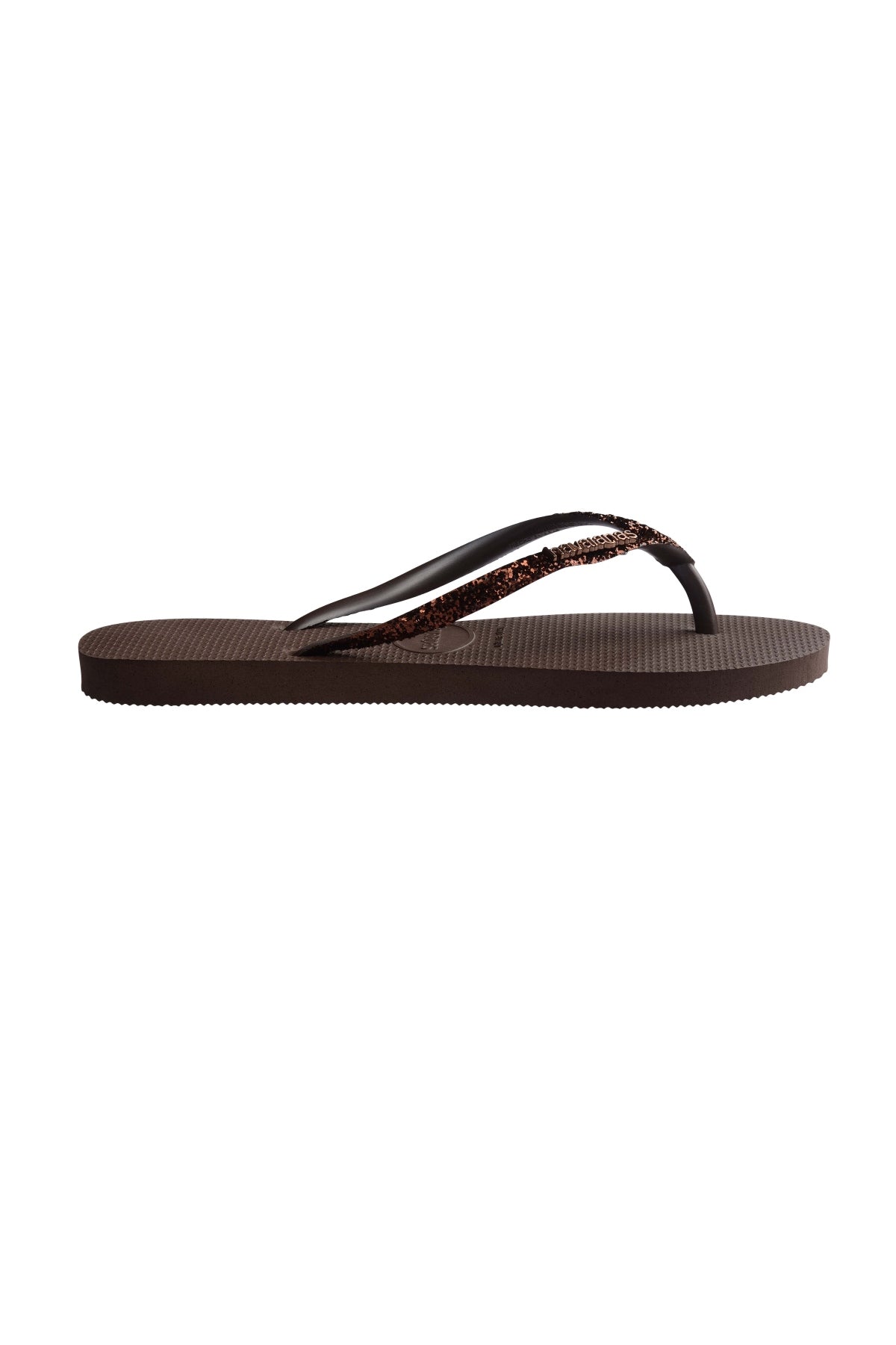 HAVAIANAS SLIM GLITTER II en color MARRON (2)
