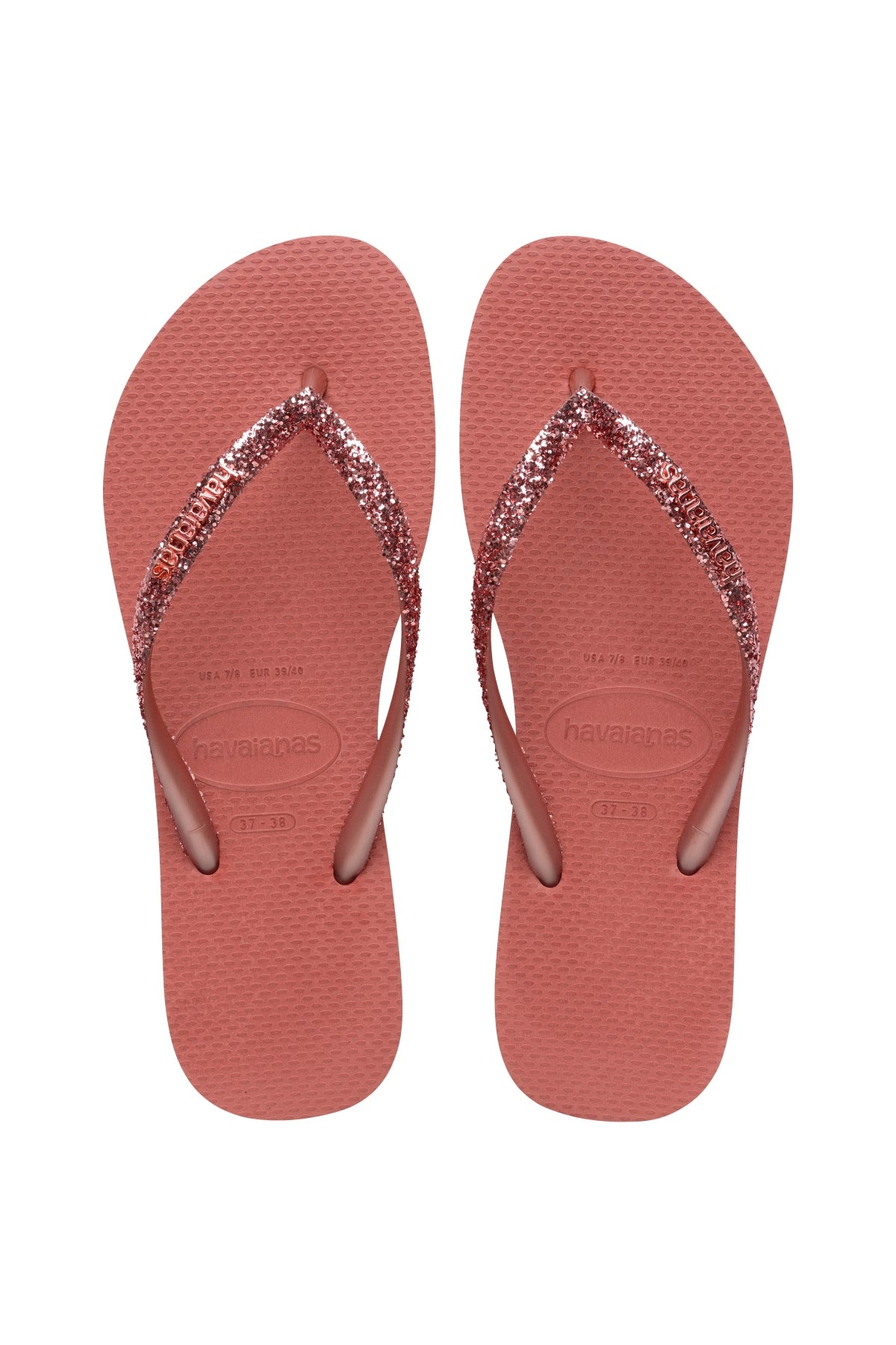 HAVAIANAS SLIM GLITTER II en color ROSA (1)