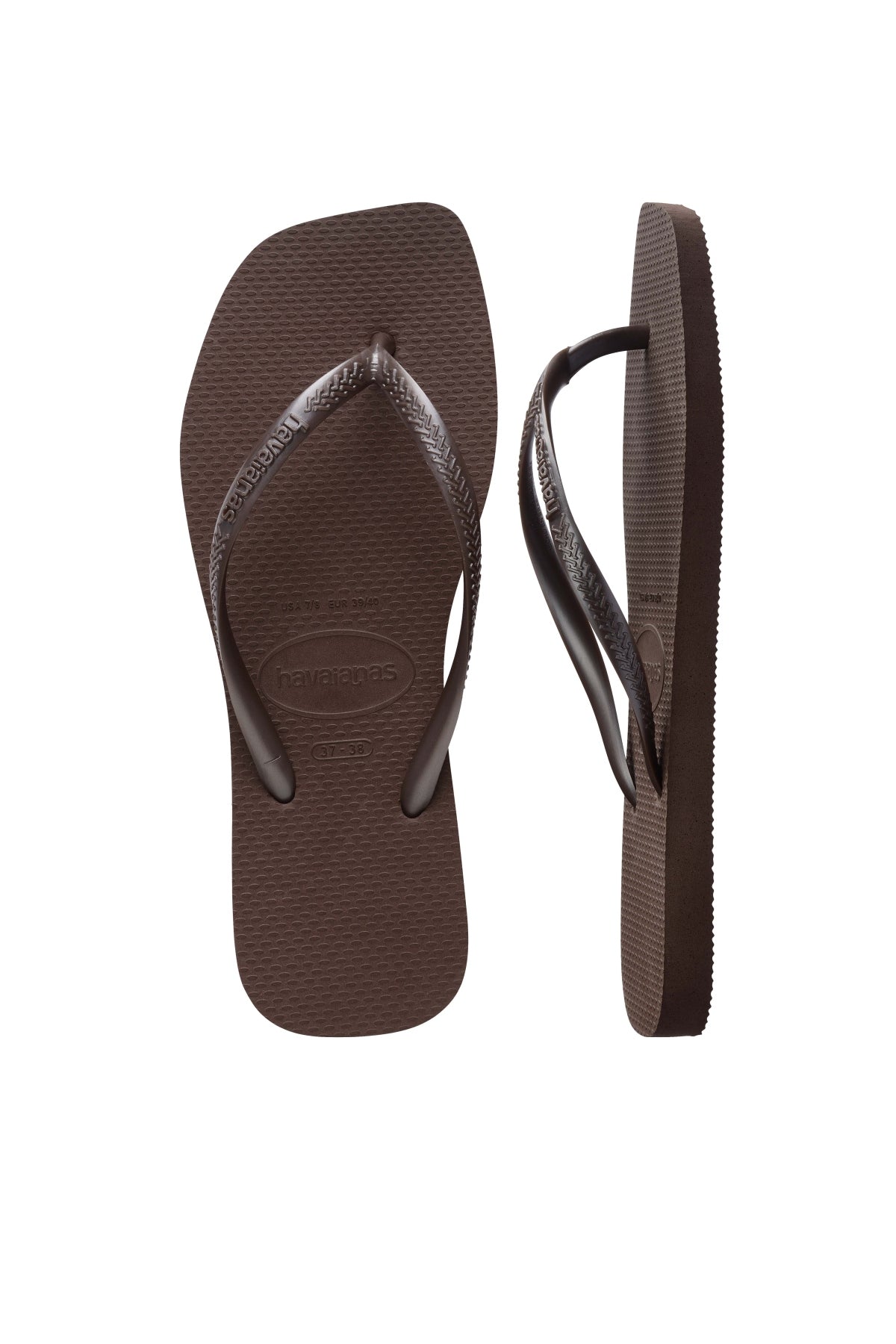 HAVAIANAS SQUARE en color MARRON (3)