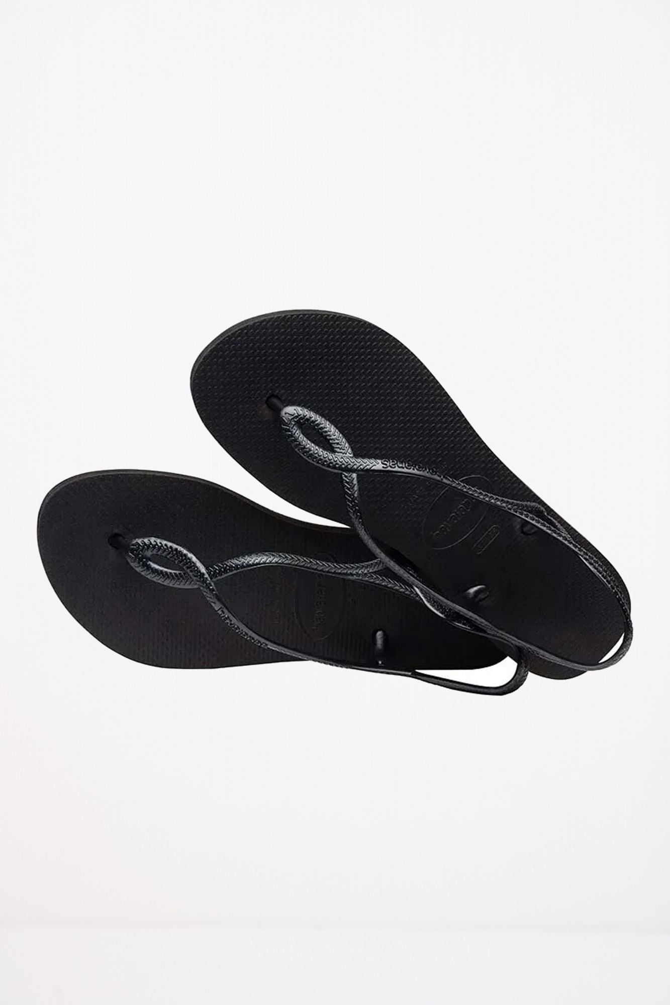 HAVAIANAS LUNA FLATFORM en color NEGRO (2)