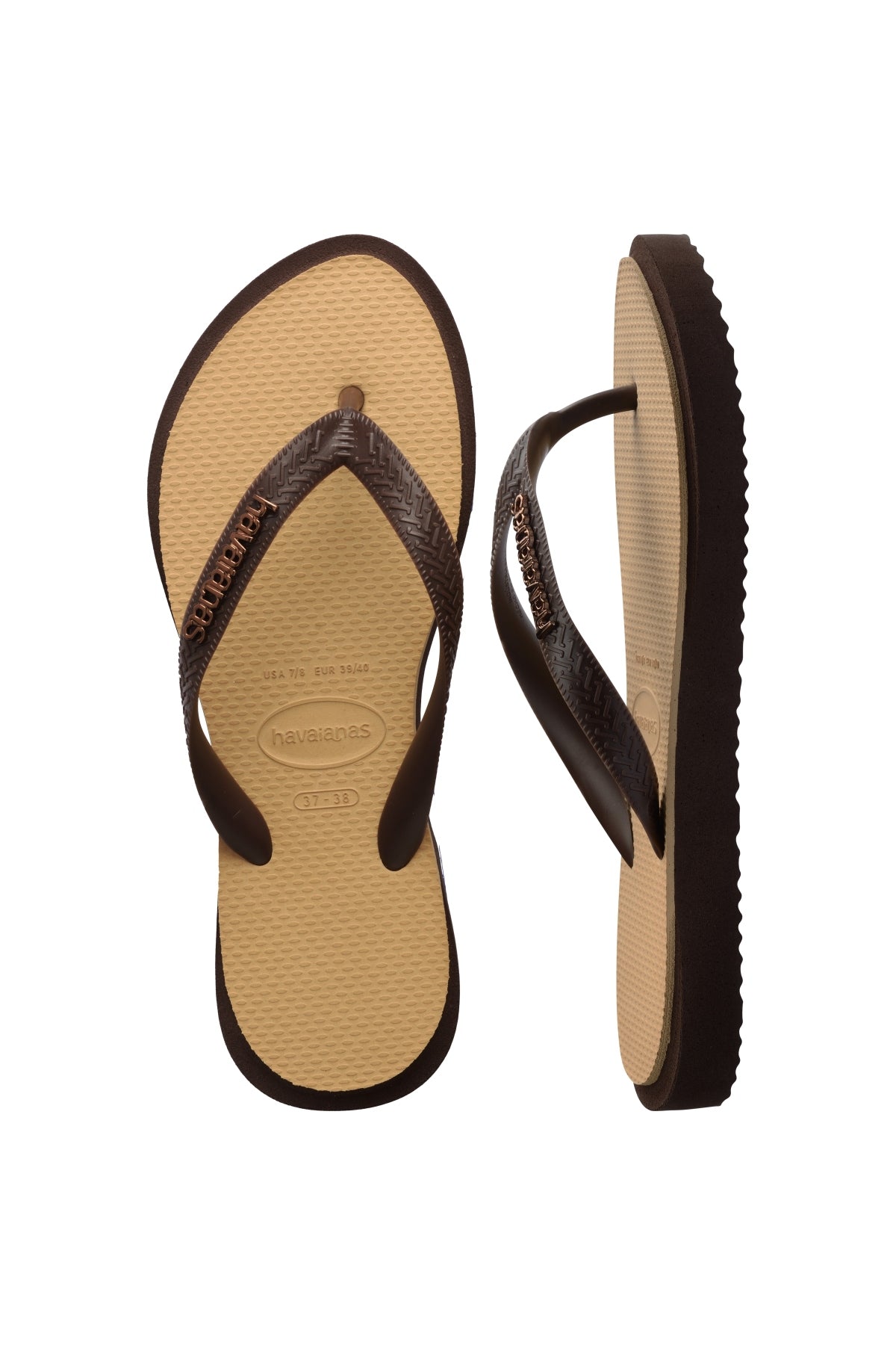 HAVAIANAS HAV. TOP POINT FUSION SS26 en color MARRON (3)