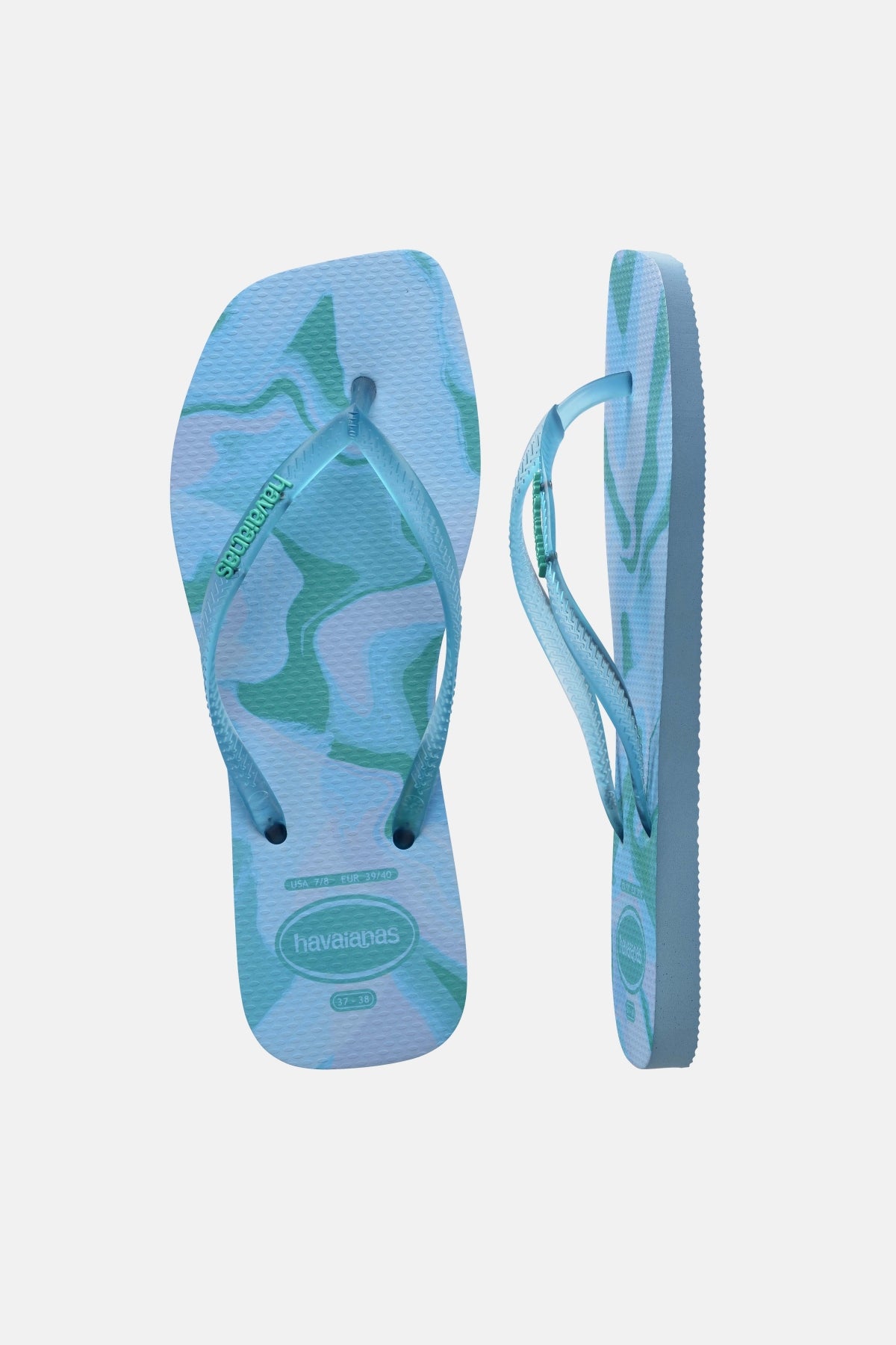 HAVAIANAS HAV. SQUARE JELLY SS26 en color AZUL (3)