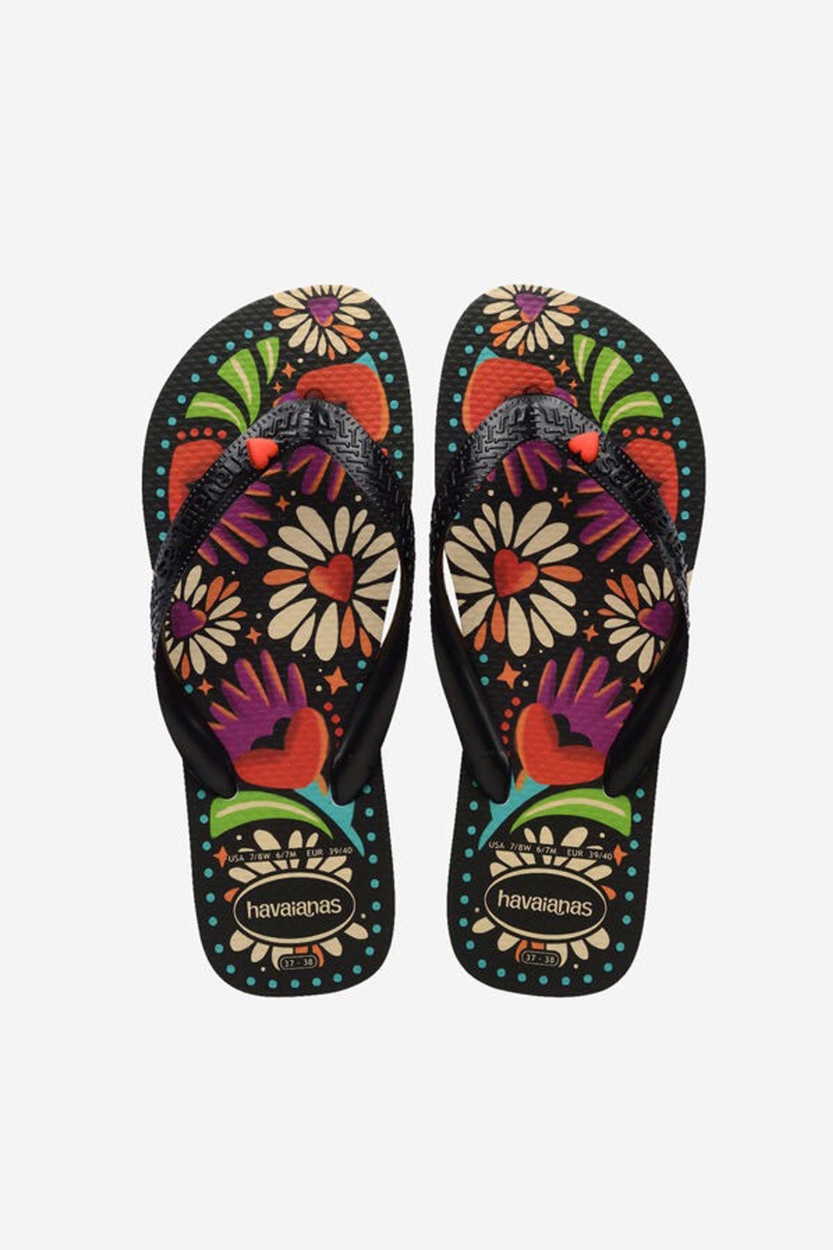 HAVAIANAS TOP BEGONIA en color NEGRO (1)