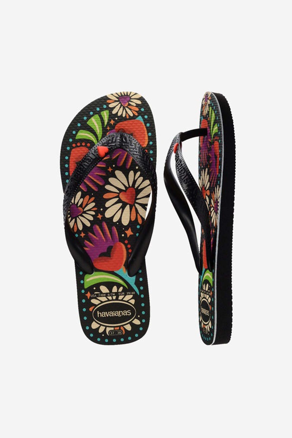 HAVAIANAS TOP BEGONIA en color NEGRO (3)