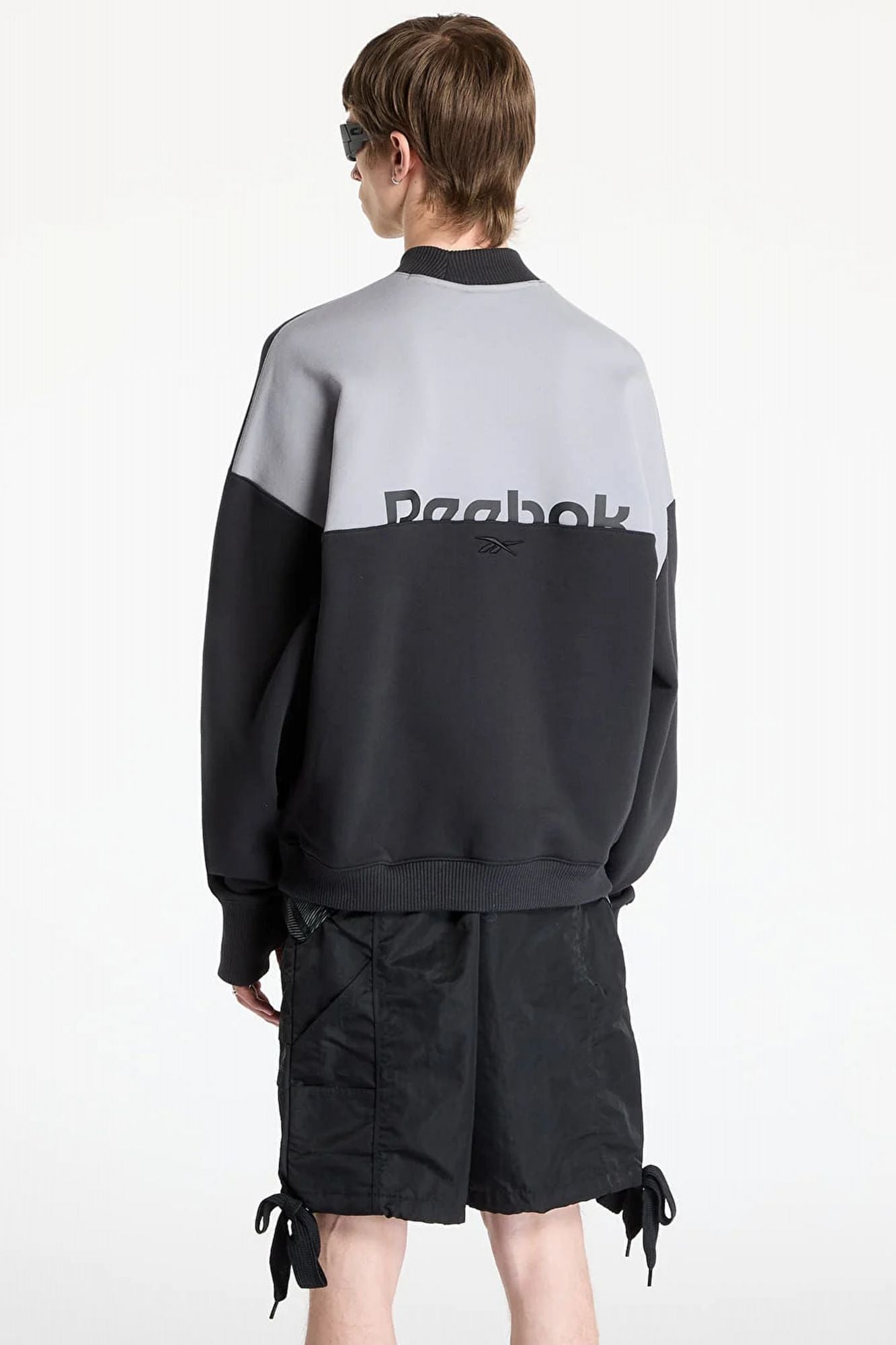 REEBOK FRENCH TERRY CREWNE en color NEGRO (4)