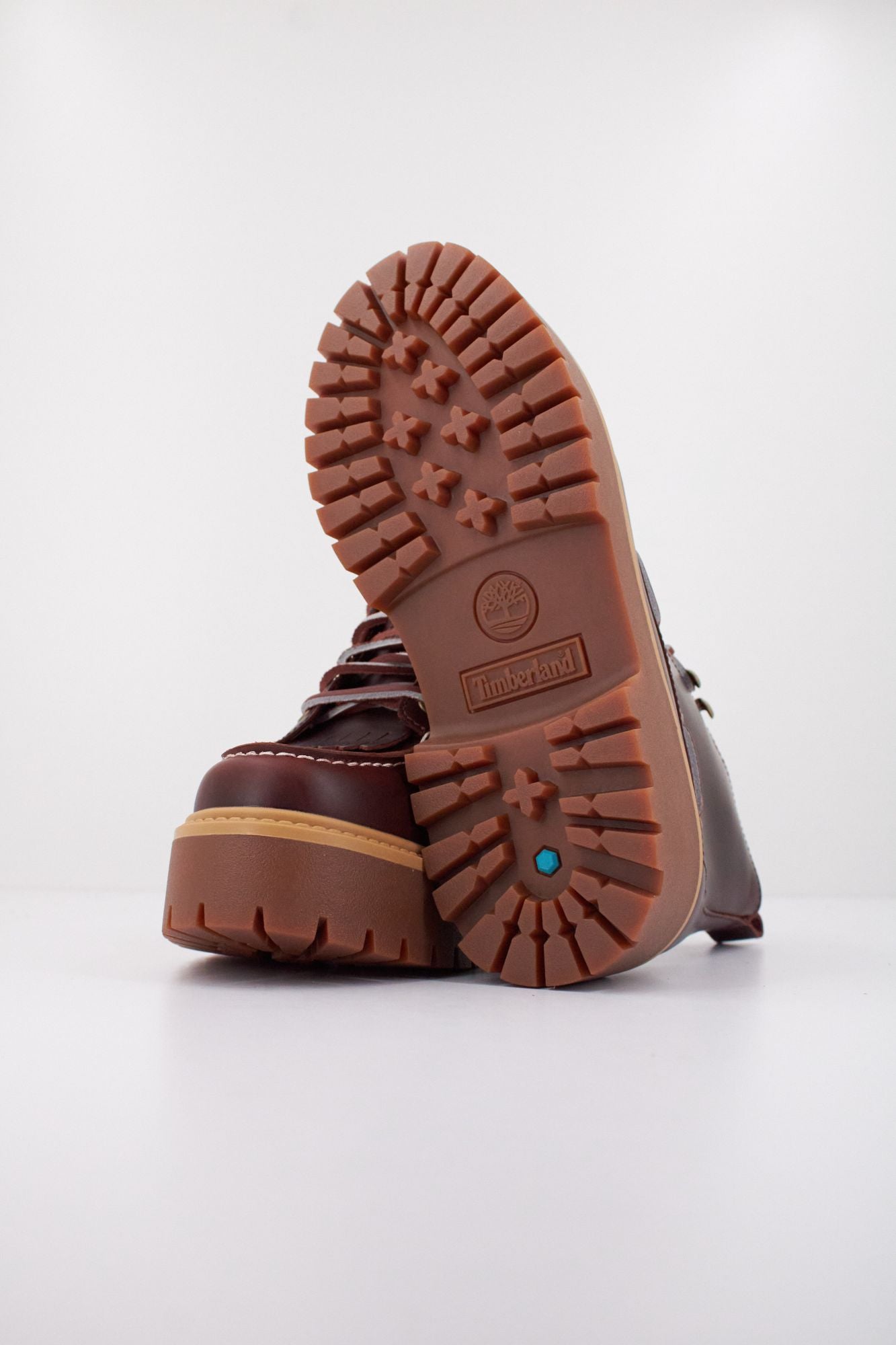 TIMBERLAND STONE STREET MID LACE en color BURDEOS (5)