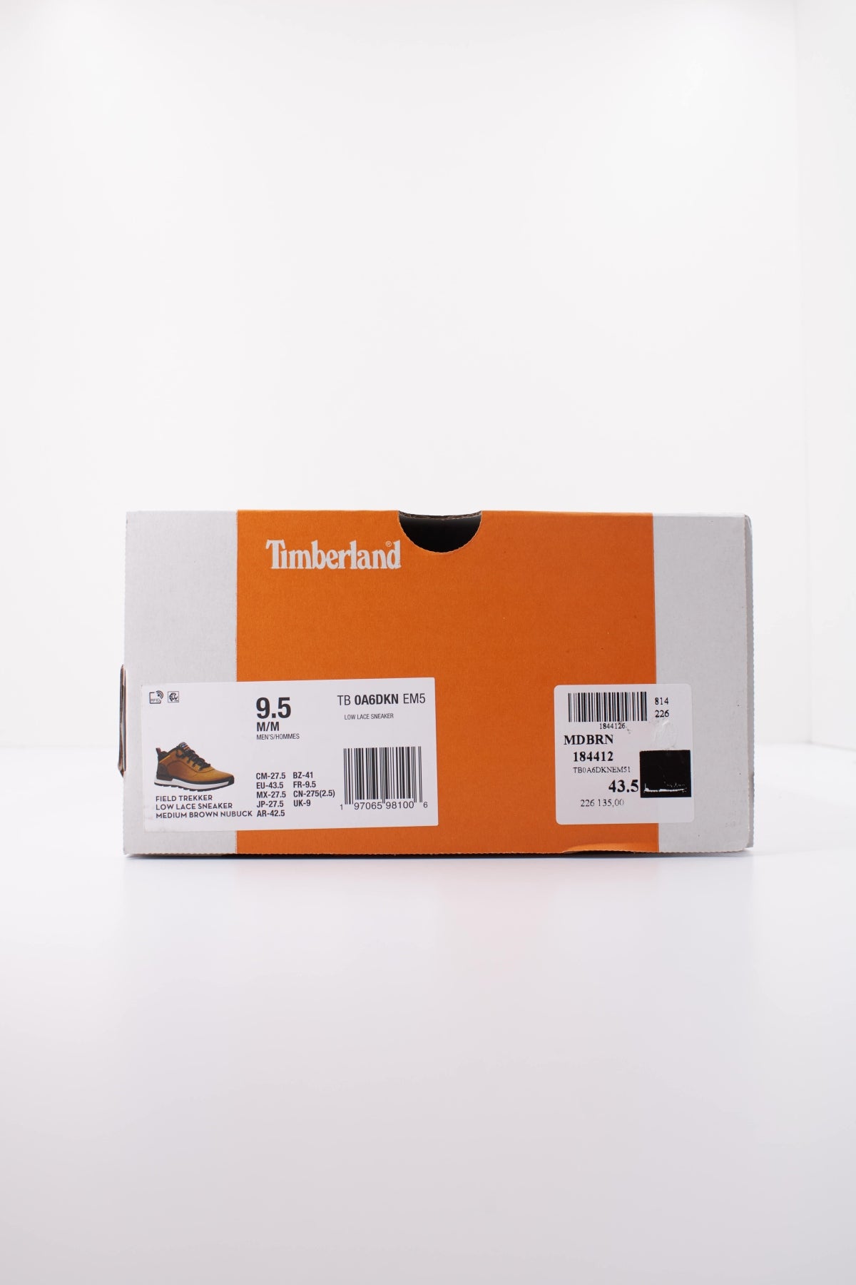 TIMBERLAND FLTK LOW LACE SNEAKER MDBRN en color MARRON CLARO (6)