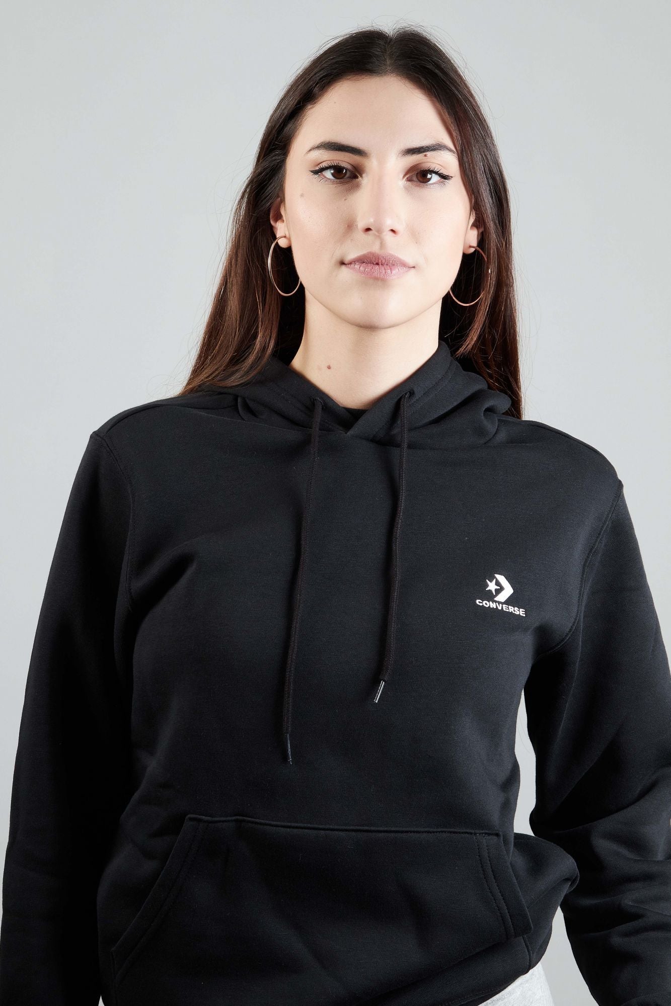 CONVERSE STAR CHEVRON HOODIE BB en color NEGRO (4)
