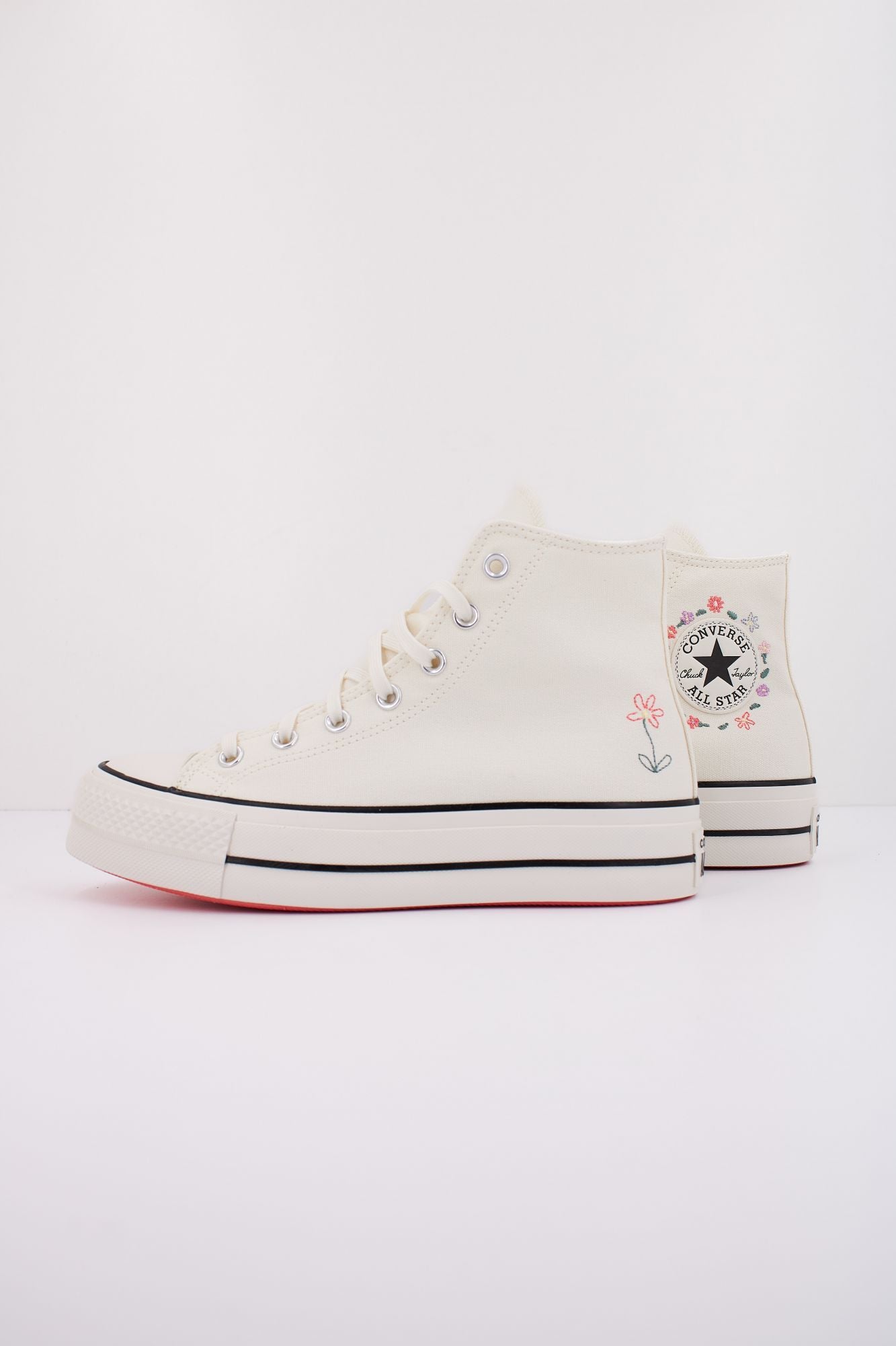 CONVERSE CHUCK TAYLOR ALL STAR LIFT PLATFORM LITTLE FLOWERS en color BLANCO (1)