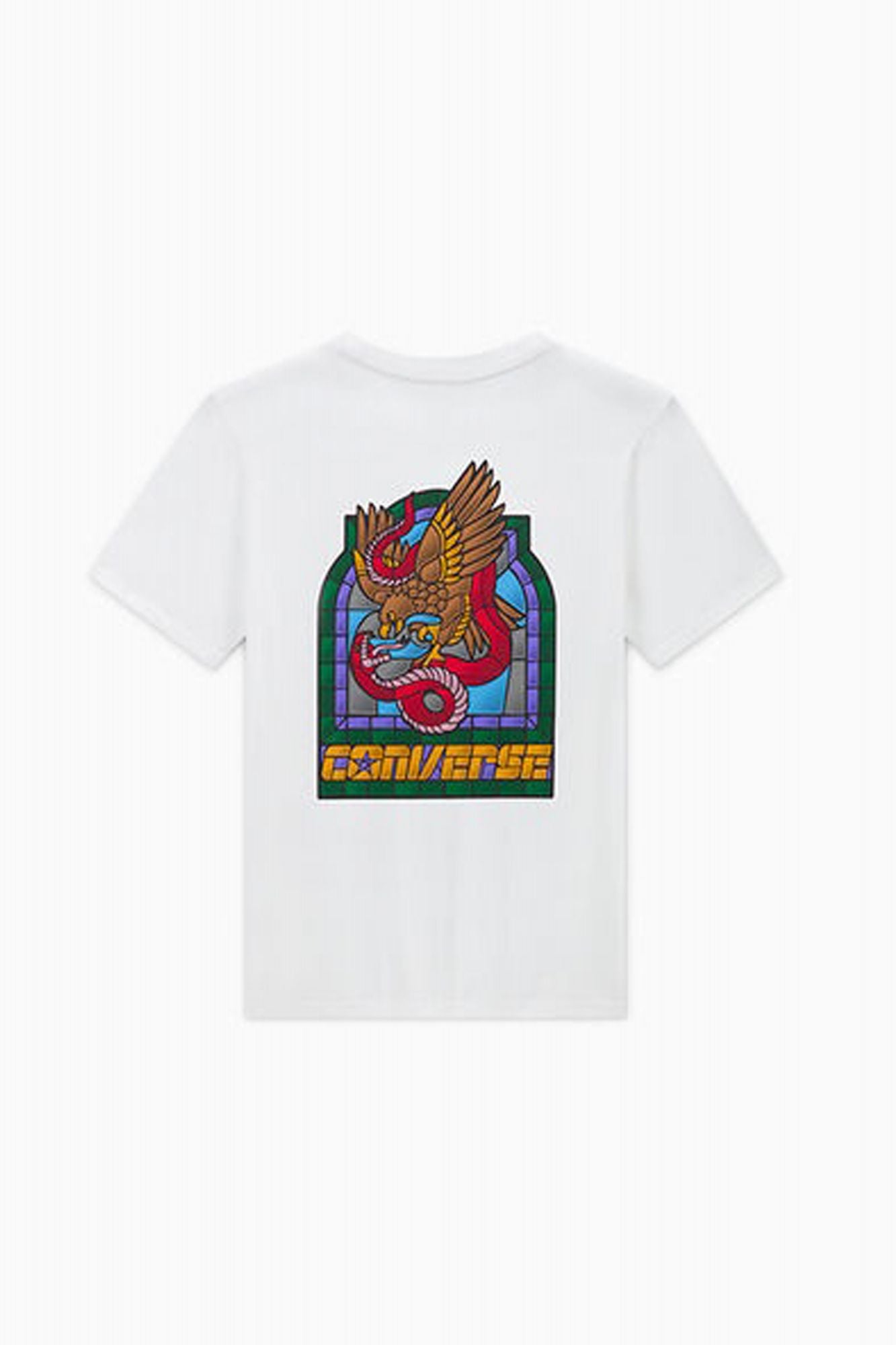 CONVERSE CONS STAINED GLASS T-SHIR en color BLANCO (4)