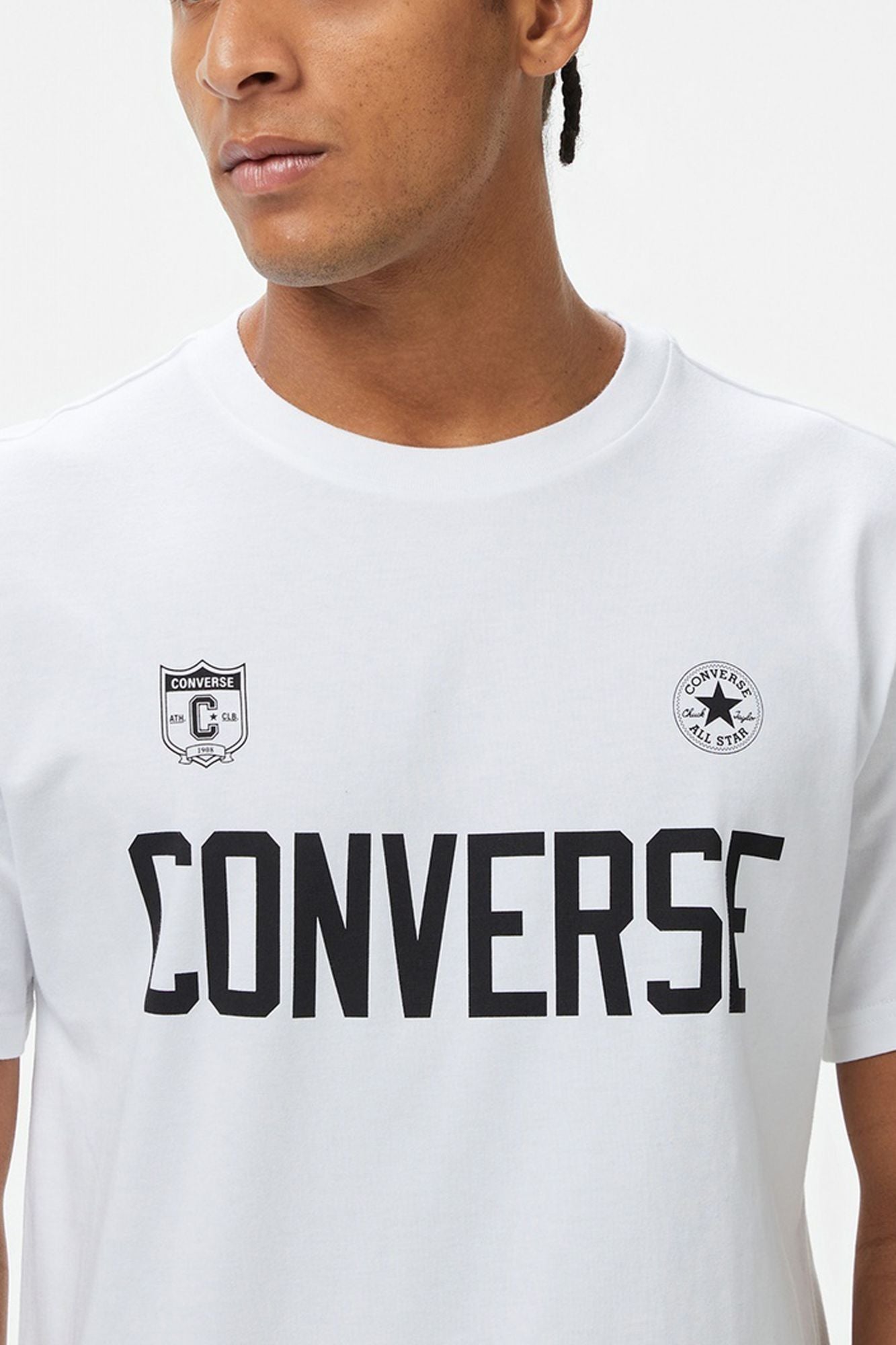 CONVERSE RETRO CHUCK SOCCER T SHIRT en color BLANCO (3)