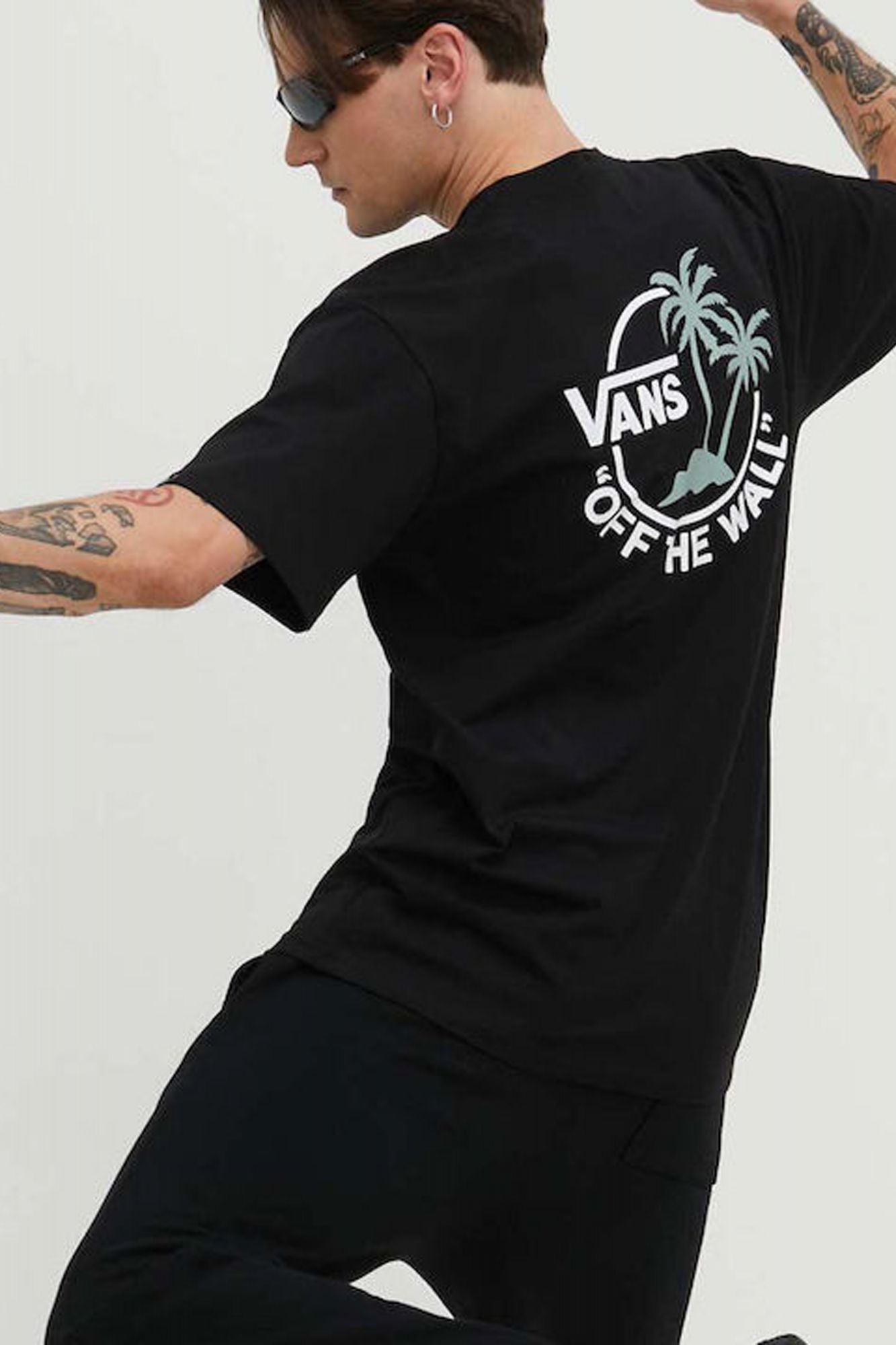VANS CLASSIC MINI DUAL PALM en color NEGRO (3)