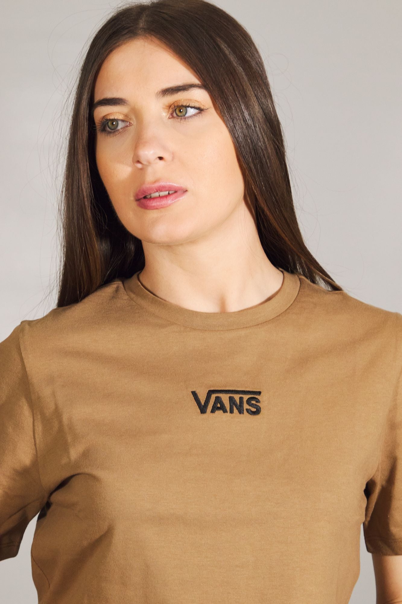VANS FLYING V CREW CROP II en color MARRON (4)