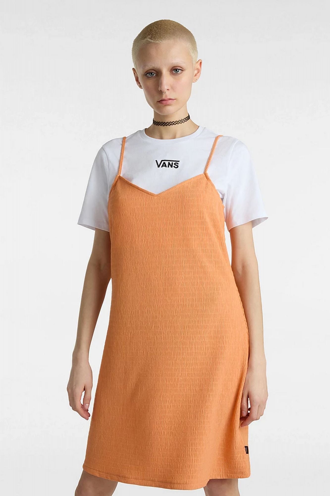 VANS BENTON CAMI DRESS en color NARANJA (1)