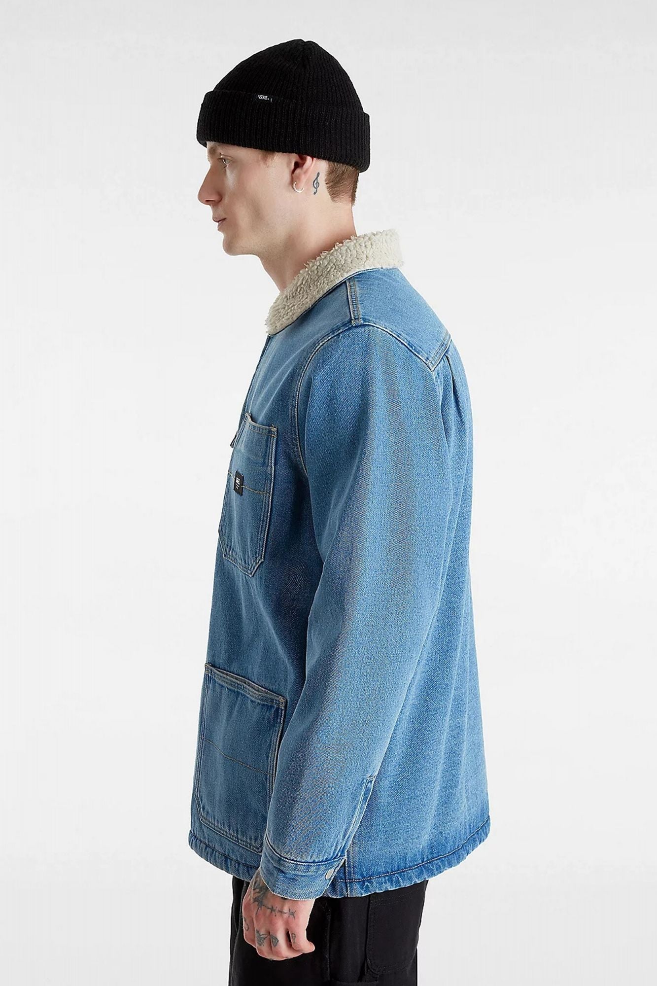 VANS DRILL CHORE DENIM SHER en color AZUL (4)