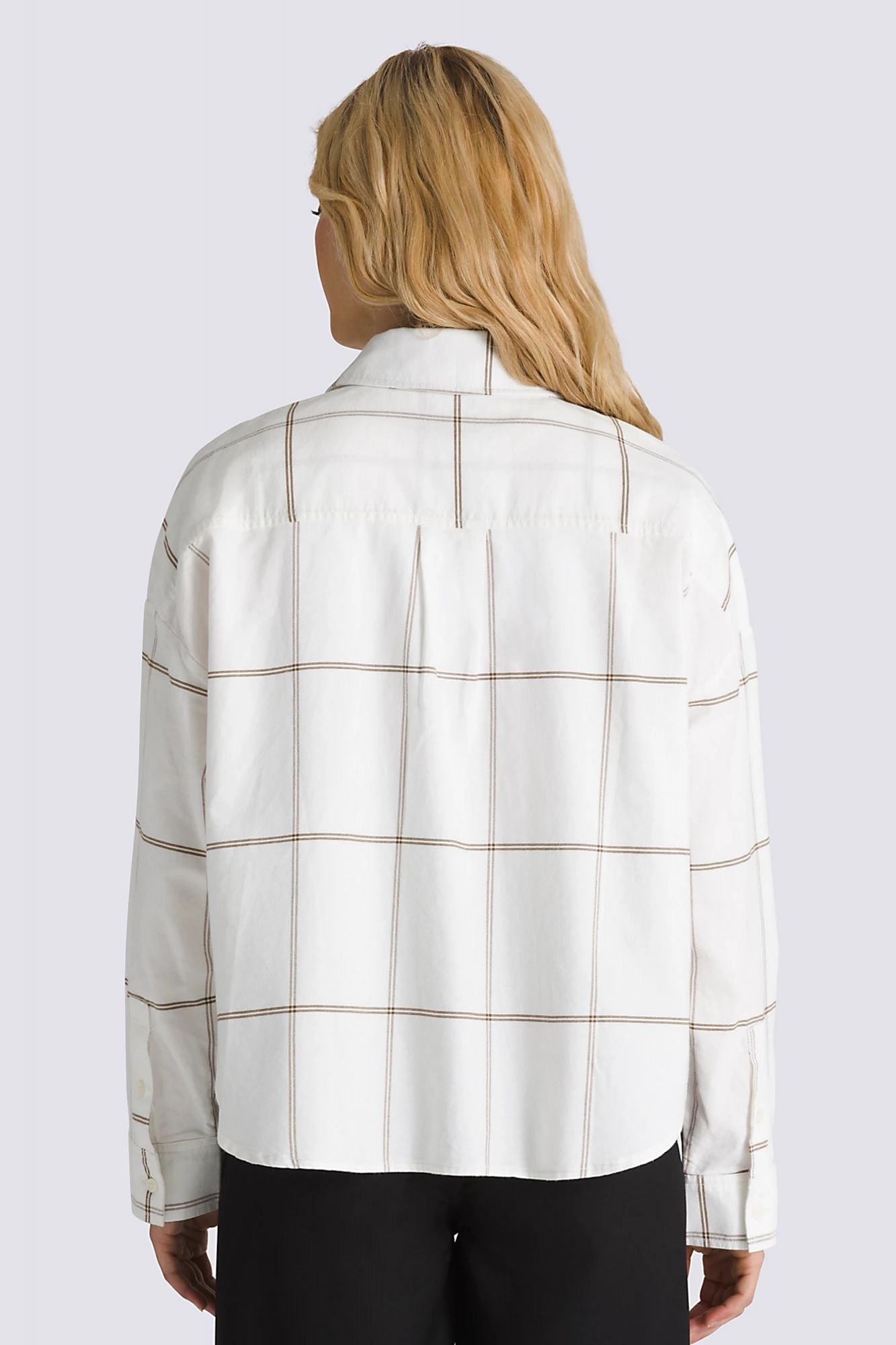 VANS ANTICA BOXY LS SHIRT en color BLANCO (3)
