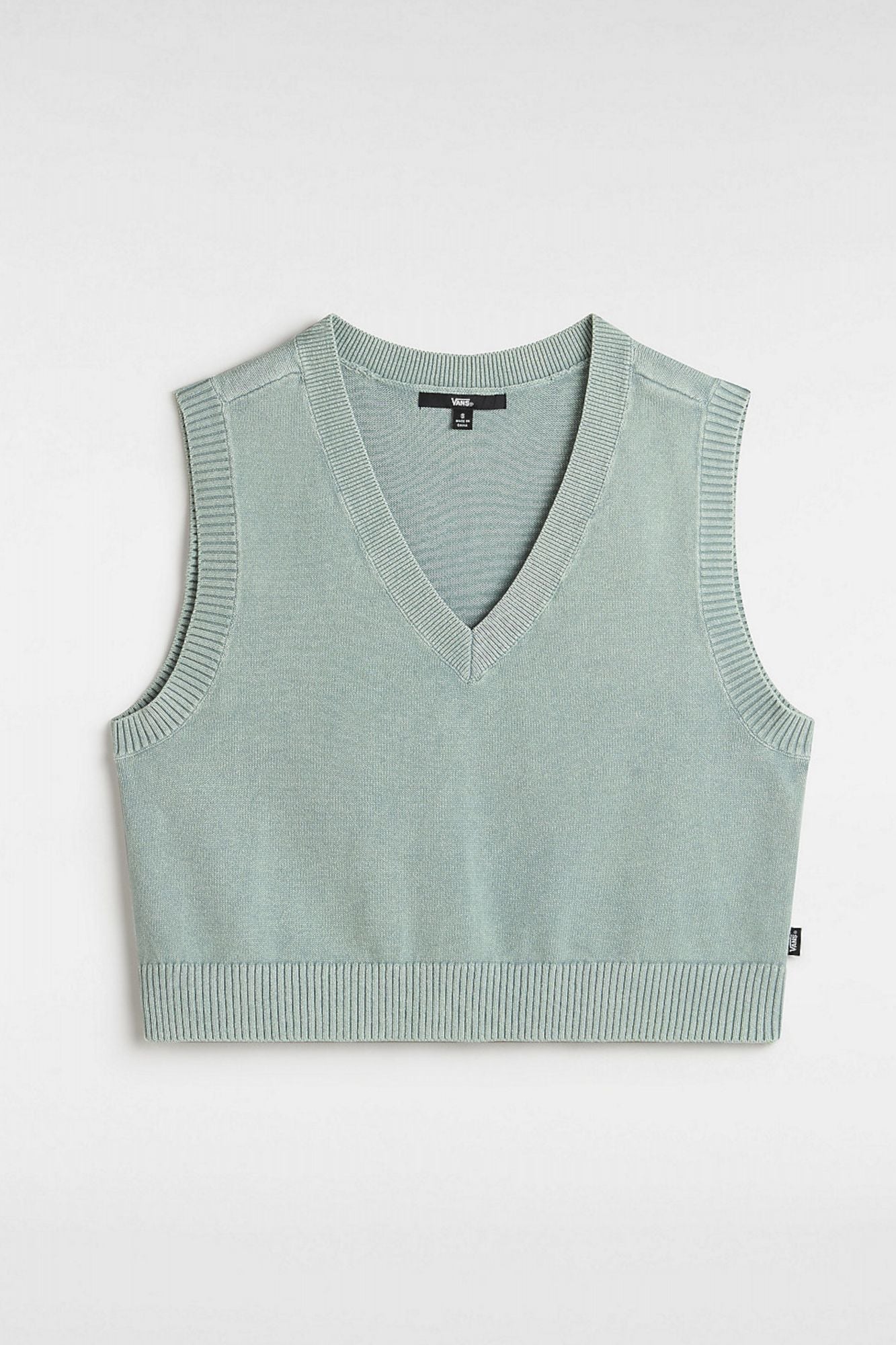 VANS SYD SWEATER VEST en color VERDE (2)
