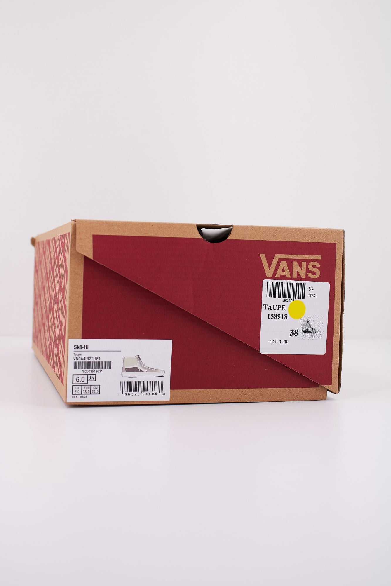 VANS JN SK8-HI en color MARRON (6)