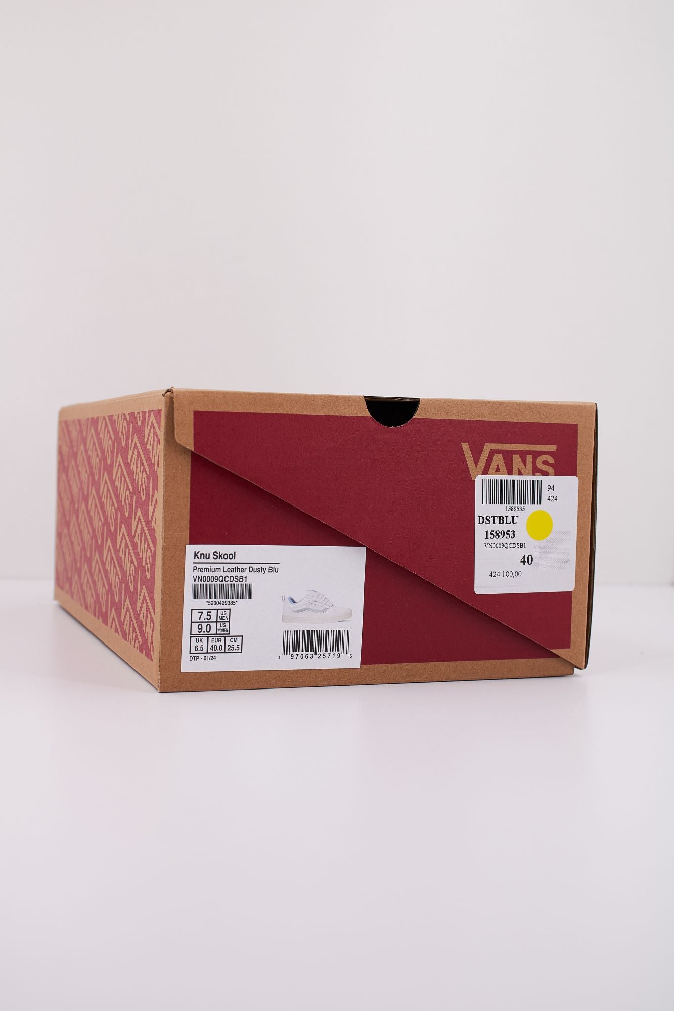 VANS KNU SKOOL PREMIUM LEAT en color BLANCO (6)