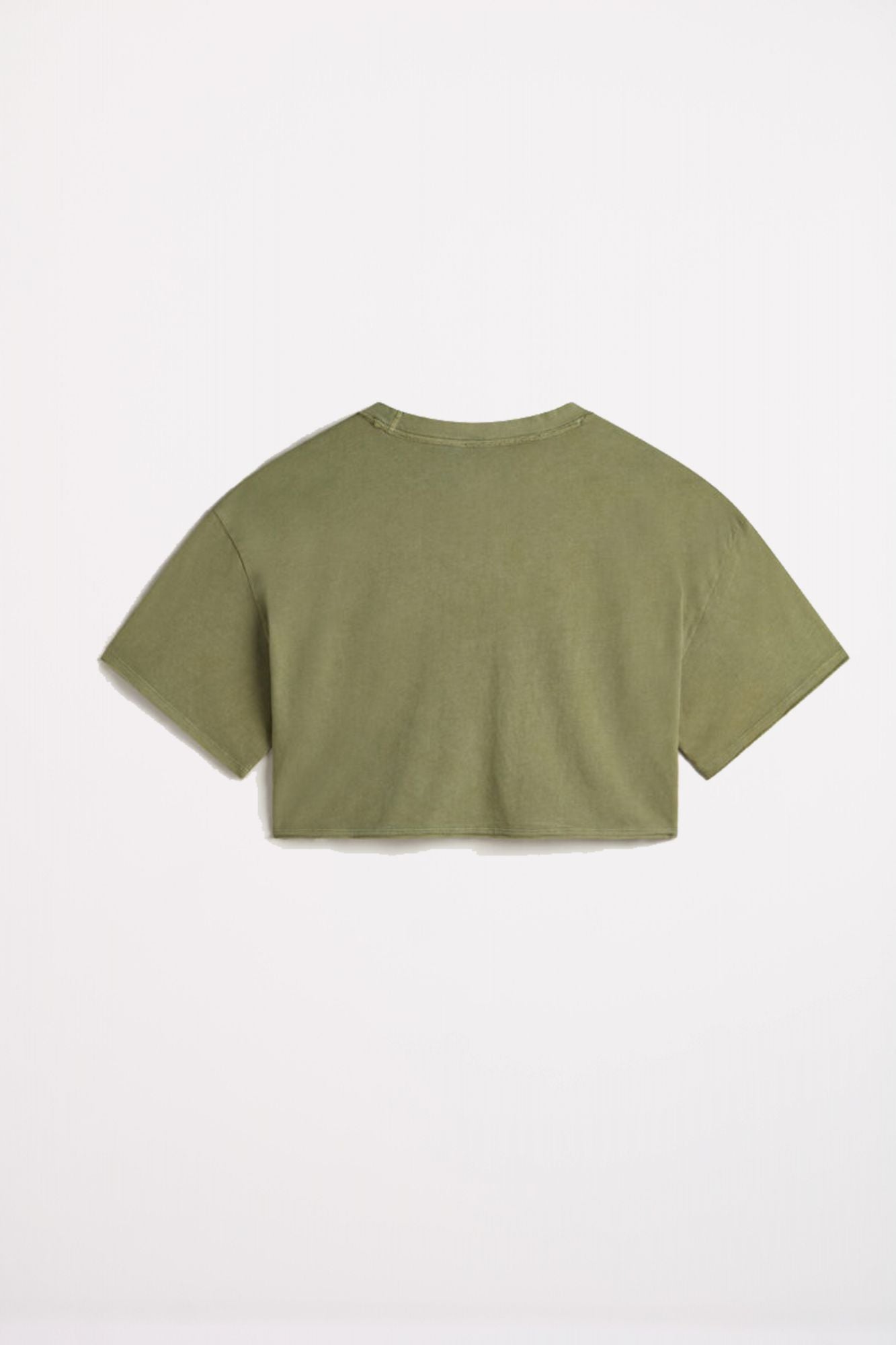 VANS RELAXED CROP WASH SS T en color VERDE (2)