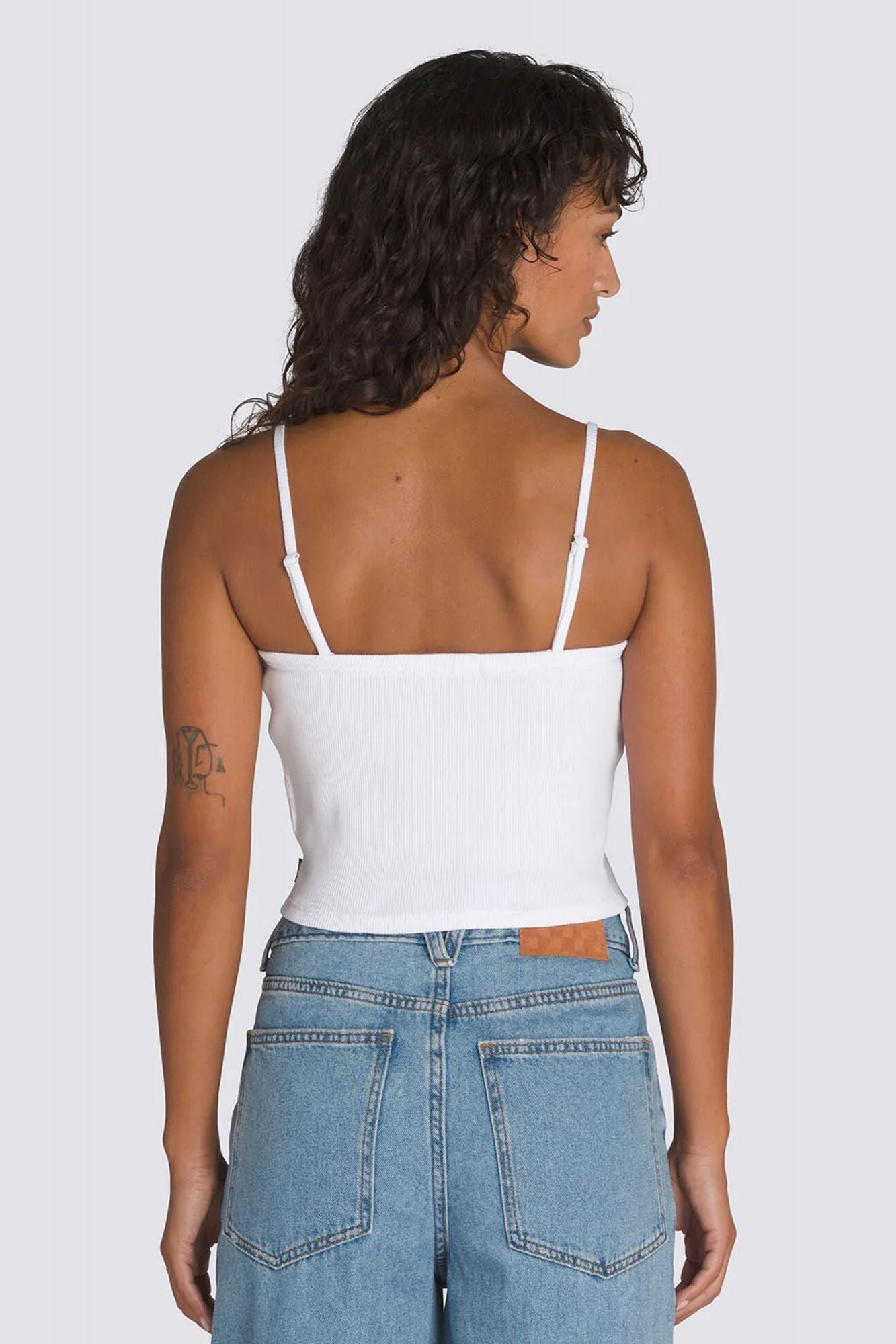 VANS DREW RIB TUBE TOP en color BLANCO (3)
