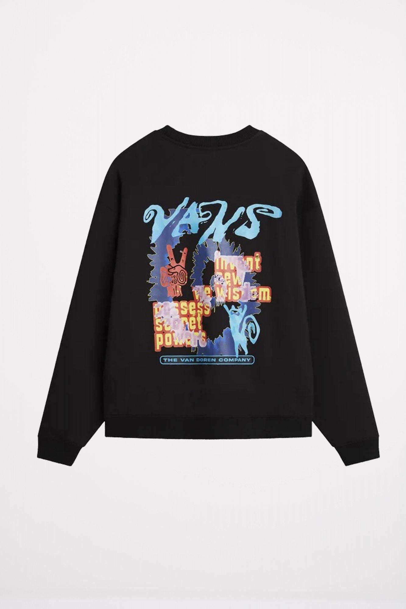 VANS HOL NEW VDC OS CREW FL en color NEGRO (3)