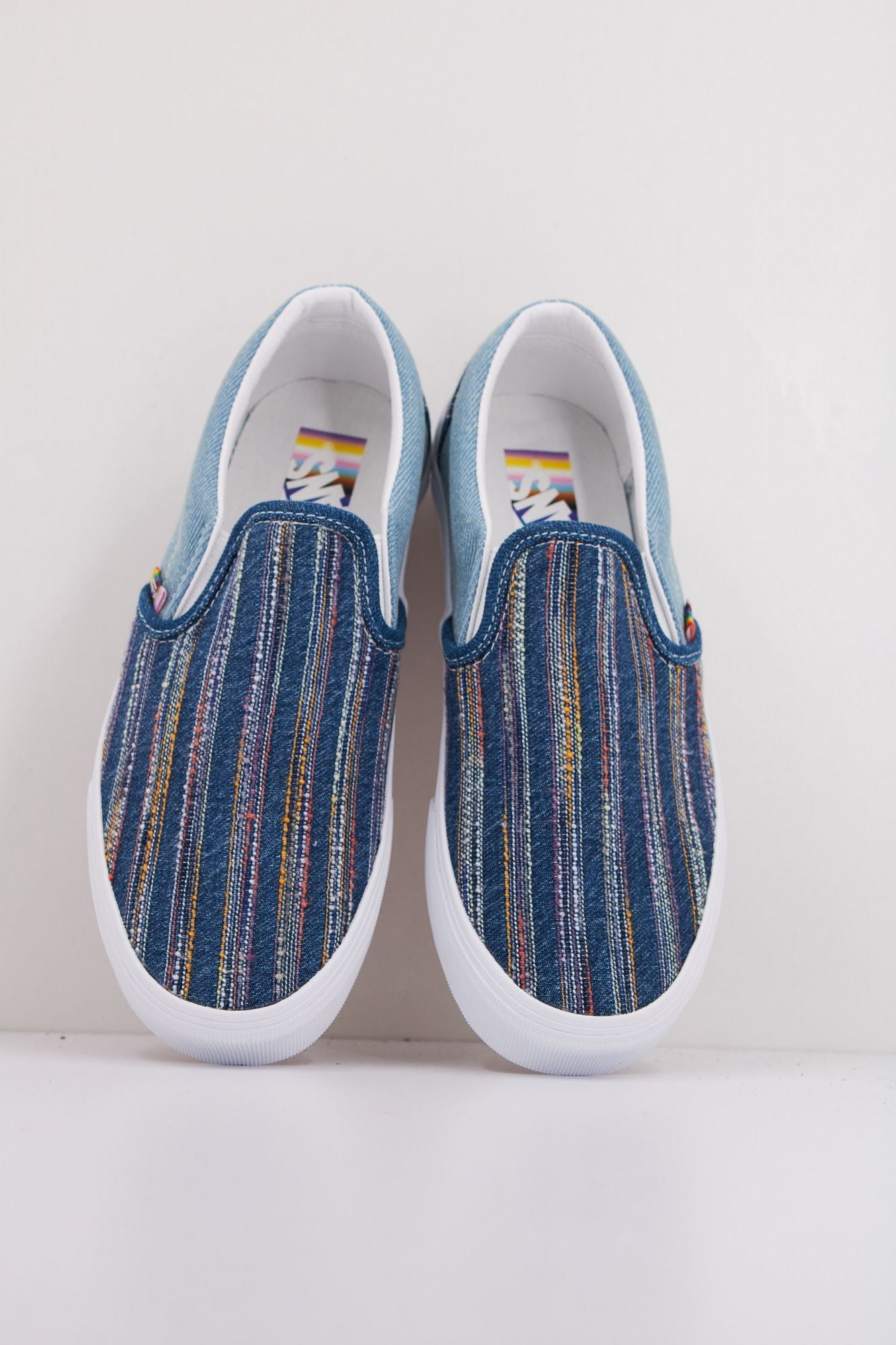 VANS CLASSIC SLIP-ON 2GETHE en color AZUL (3)
