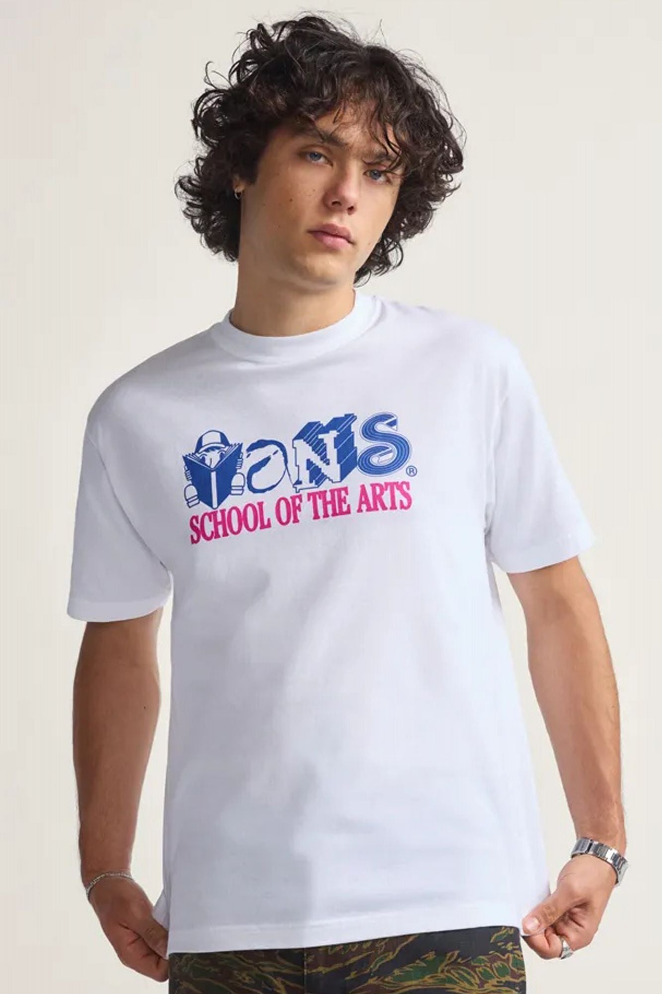 VANS ART SKOOL SS en color BLANCO (1)