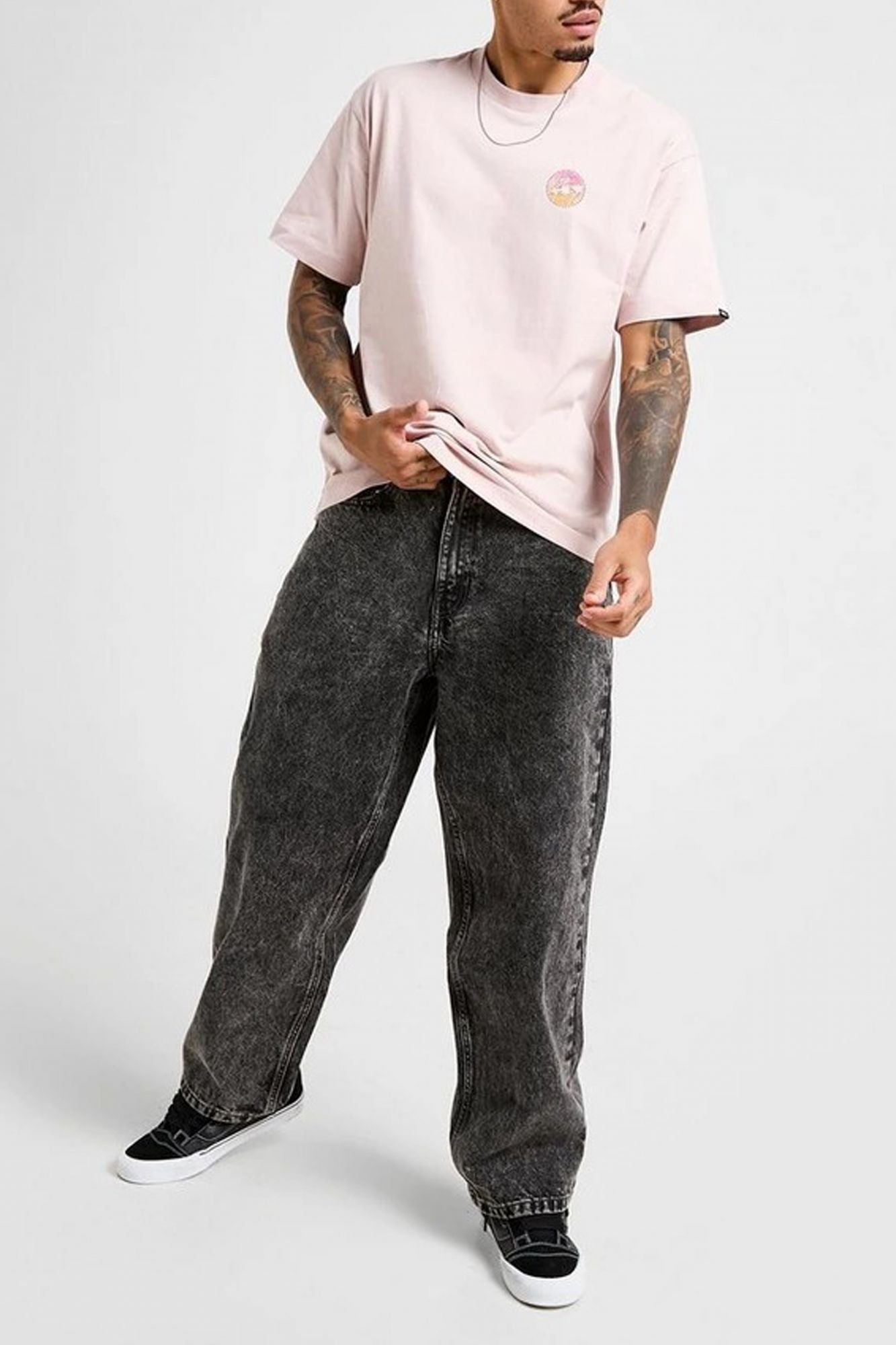 VANS CHECK-5 BAGGY DENIM PA en color NEGRO (4)