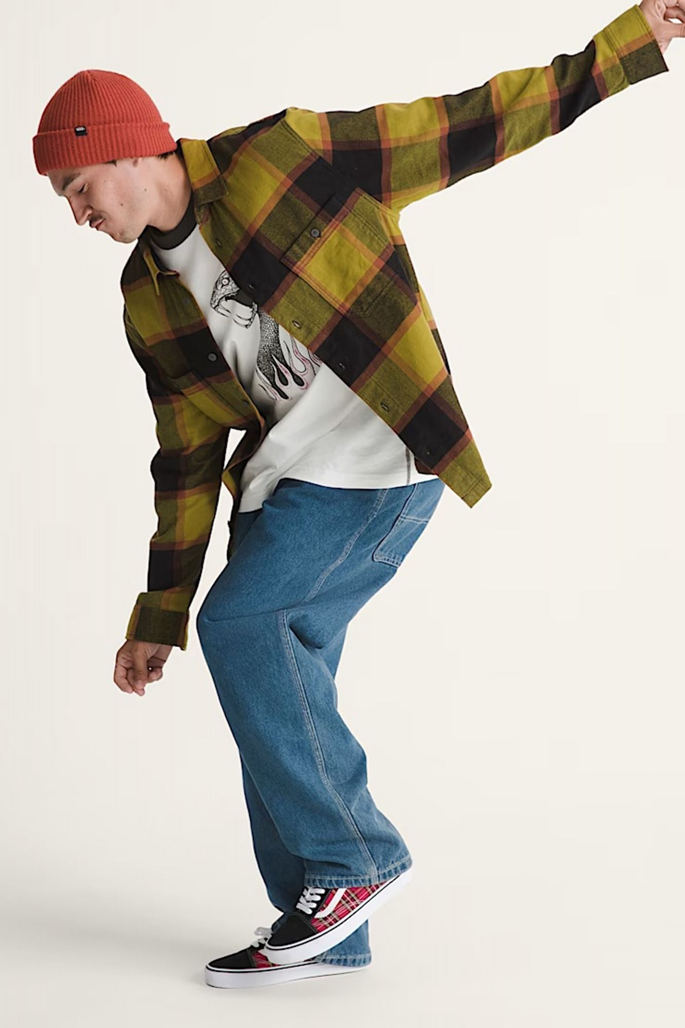 VANS CLASSIC ZIP HOODIE en color VERDE (4)