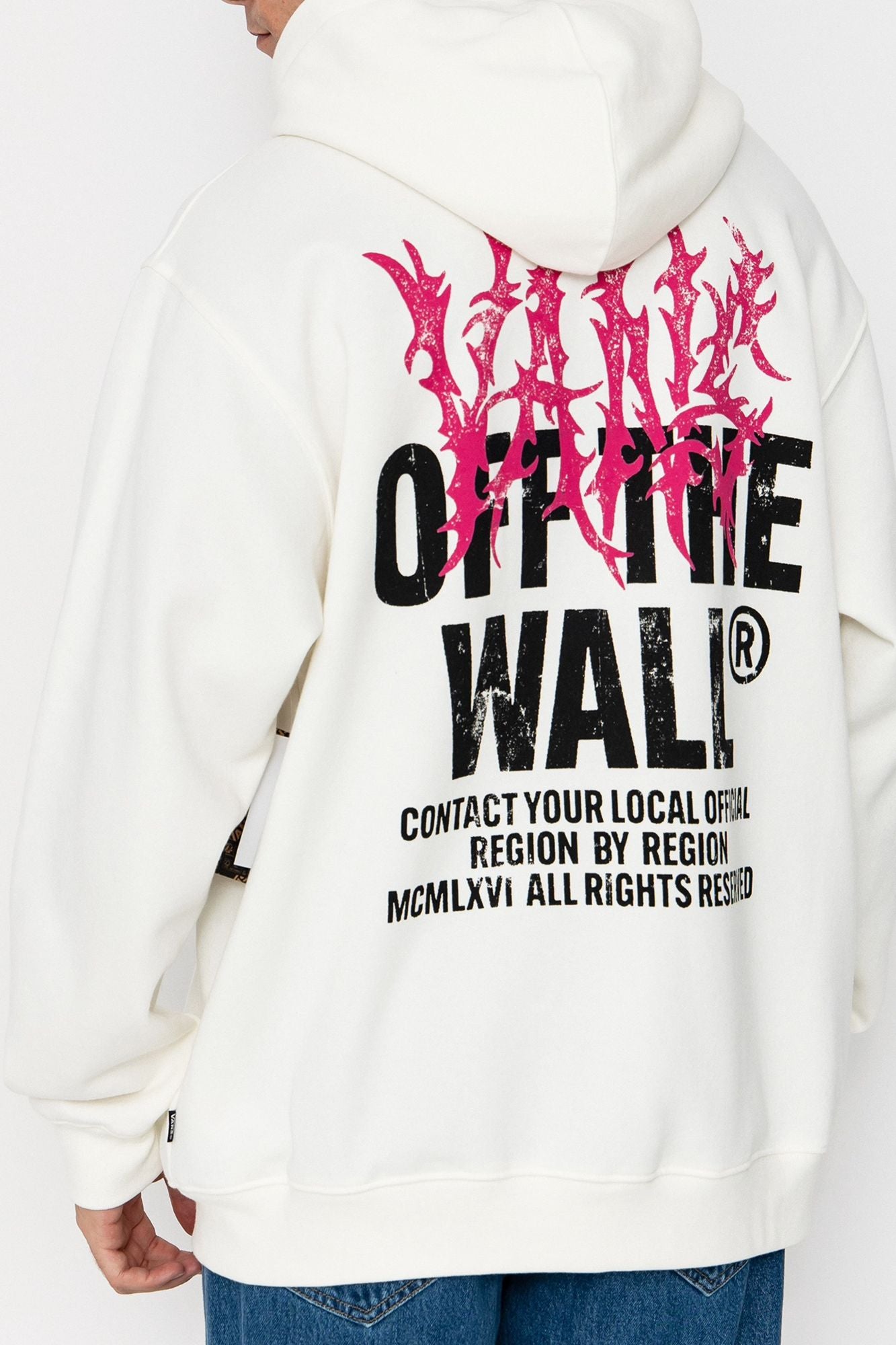 VANS METAL WALL FULL ZIP en color BLANCO (4)