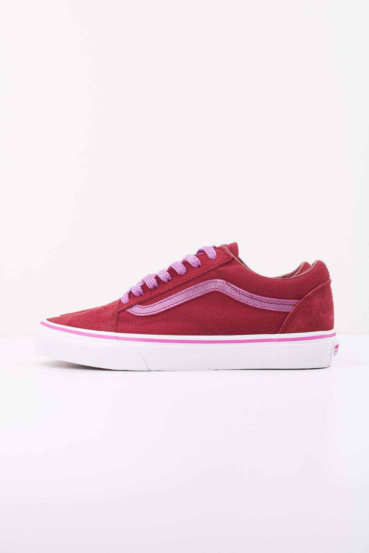 VANS OLD SKOOL MTLC en color BURDEOS (1)