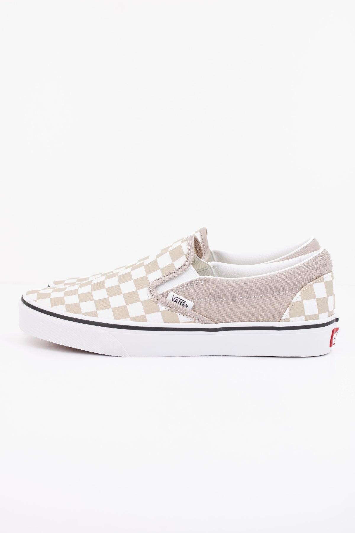 VANS CLASSIC SLIP ON CHECKB en color BEIS (1)